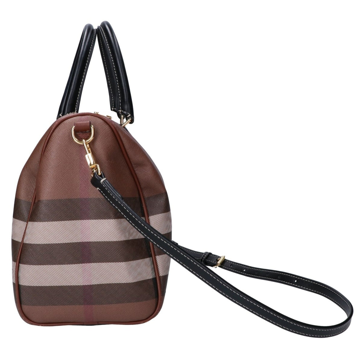 Burberry Brown Pvc Handbag (Pre-Owned)