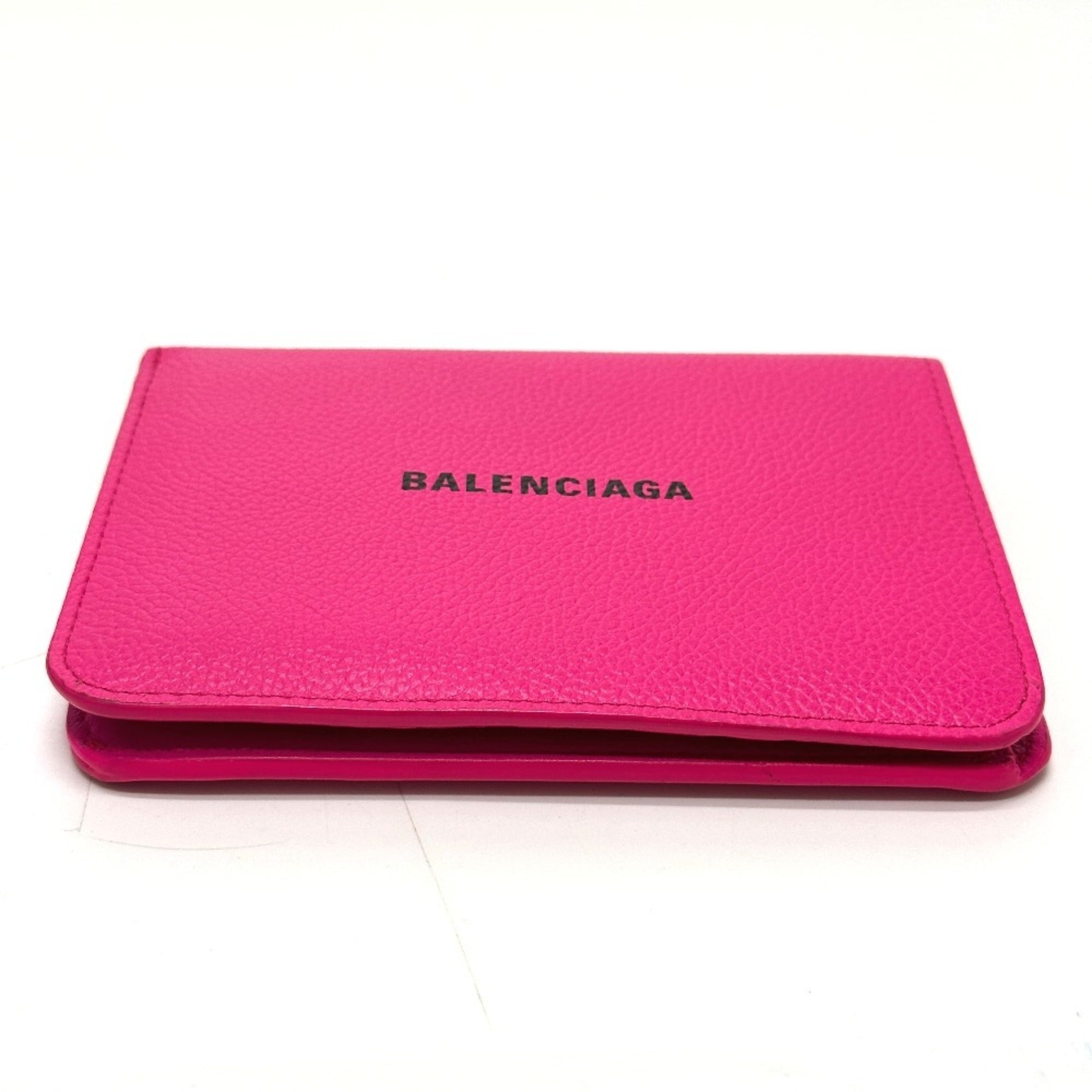 Balenciaga Pink Leather Wallet (Bi-Fold) (Pre-Owned)