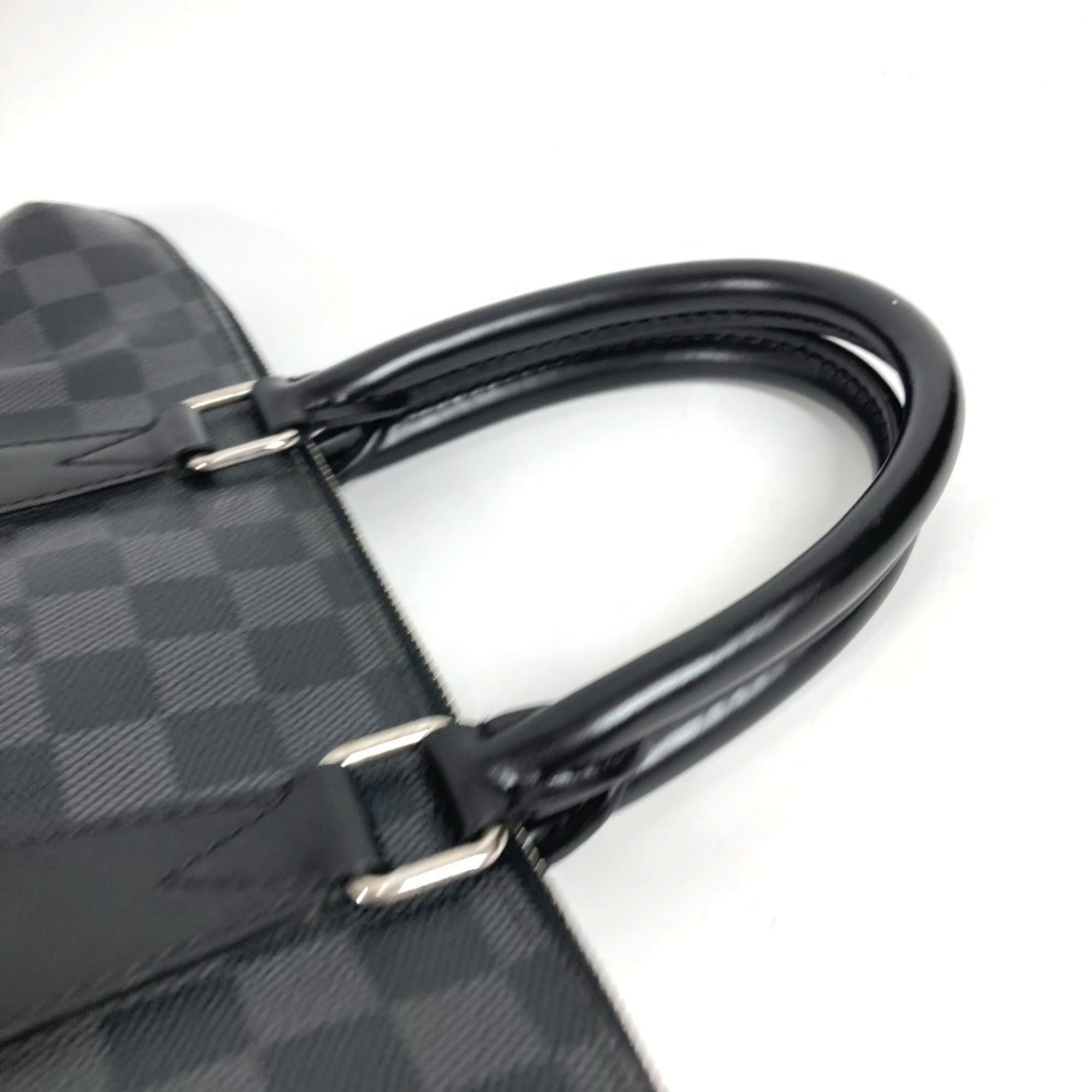 Louis Vuitton Black Damier Graphite Briefcase Handbag (Pre-Owned)