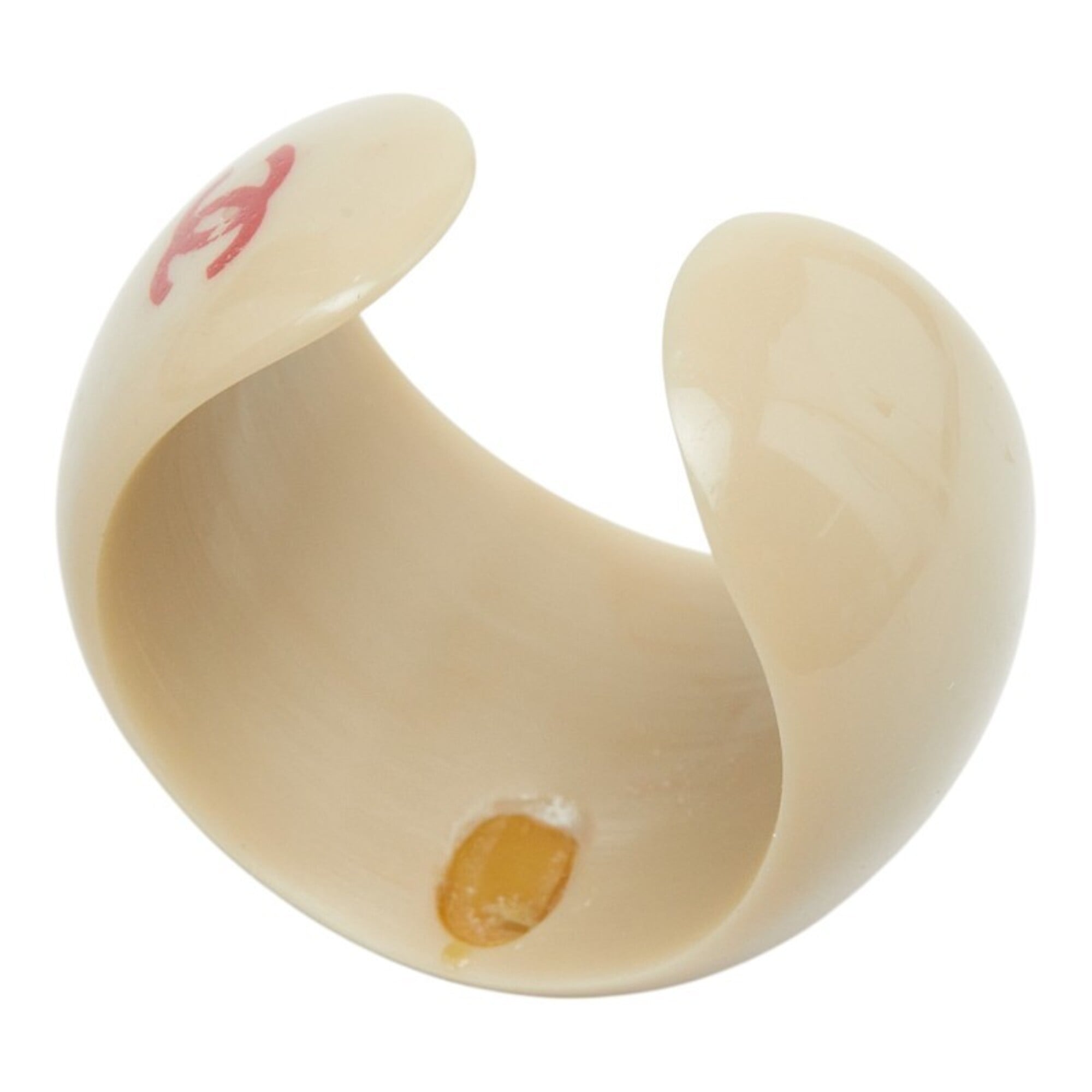 Chanel Plastic Band Ring (Pre-Owned)