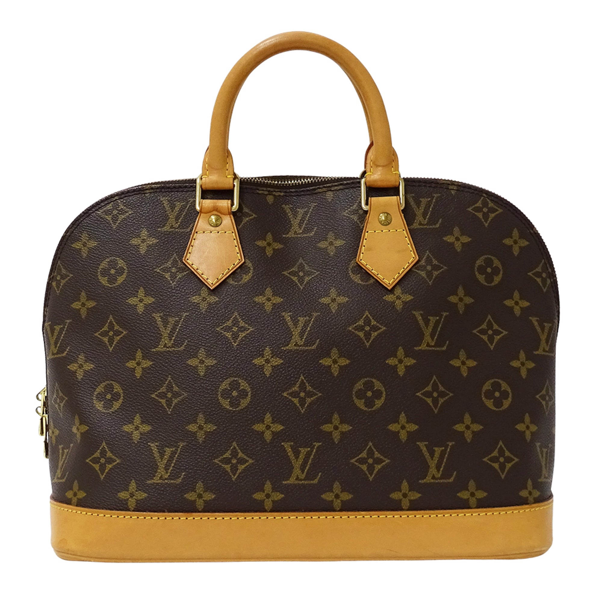Louis Vuitton Brown Monogram Canvas Handbag (Pre-Owned)