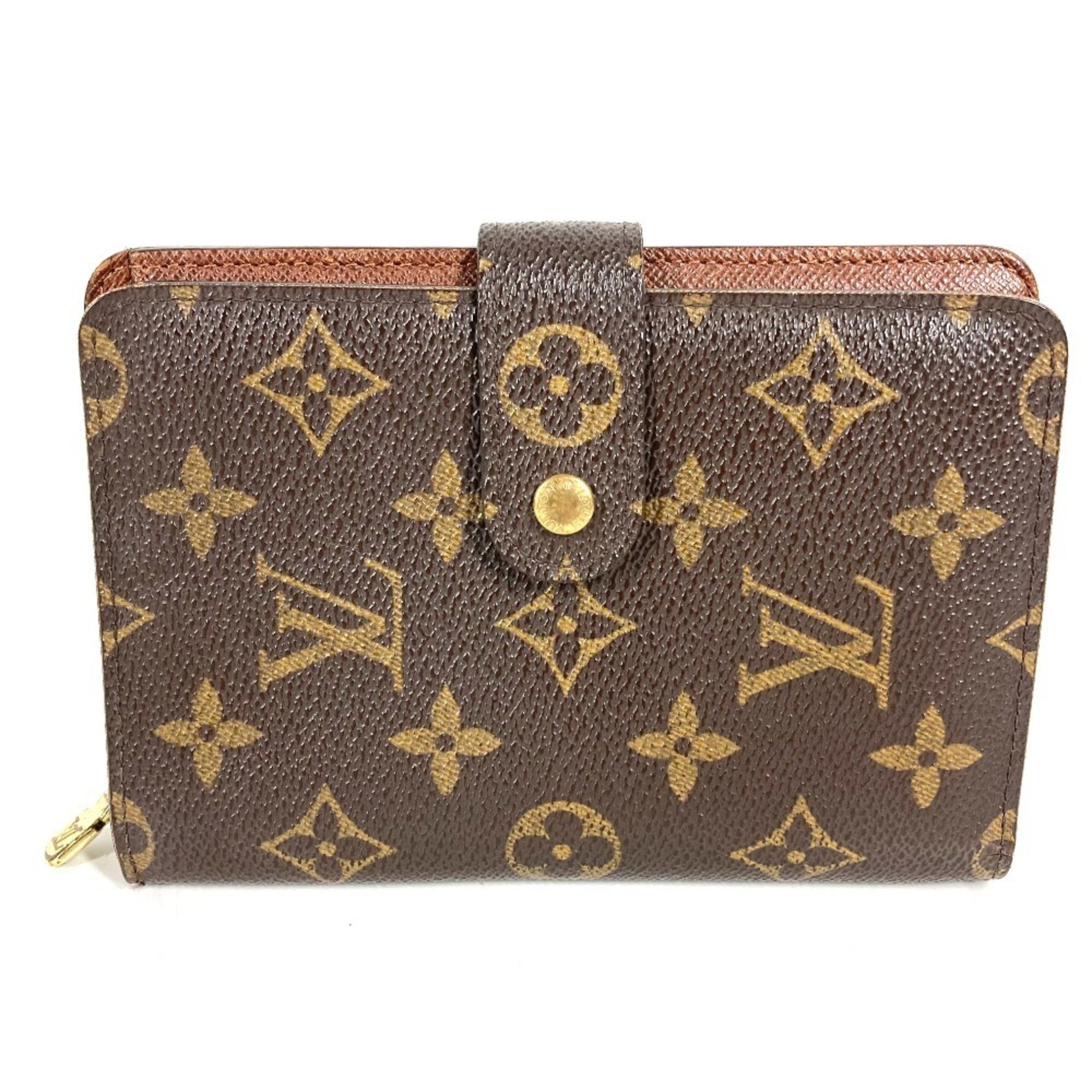 Louis Vuitton Brown Monogram Canvas Wallet (Bi-Fold) (Pre-Owned)