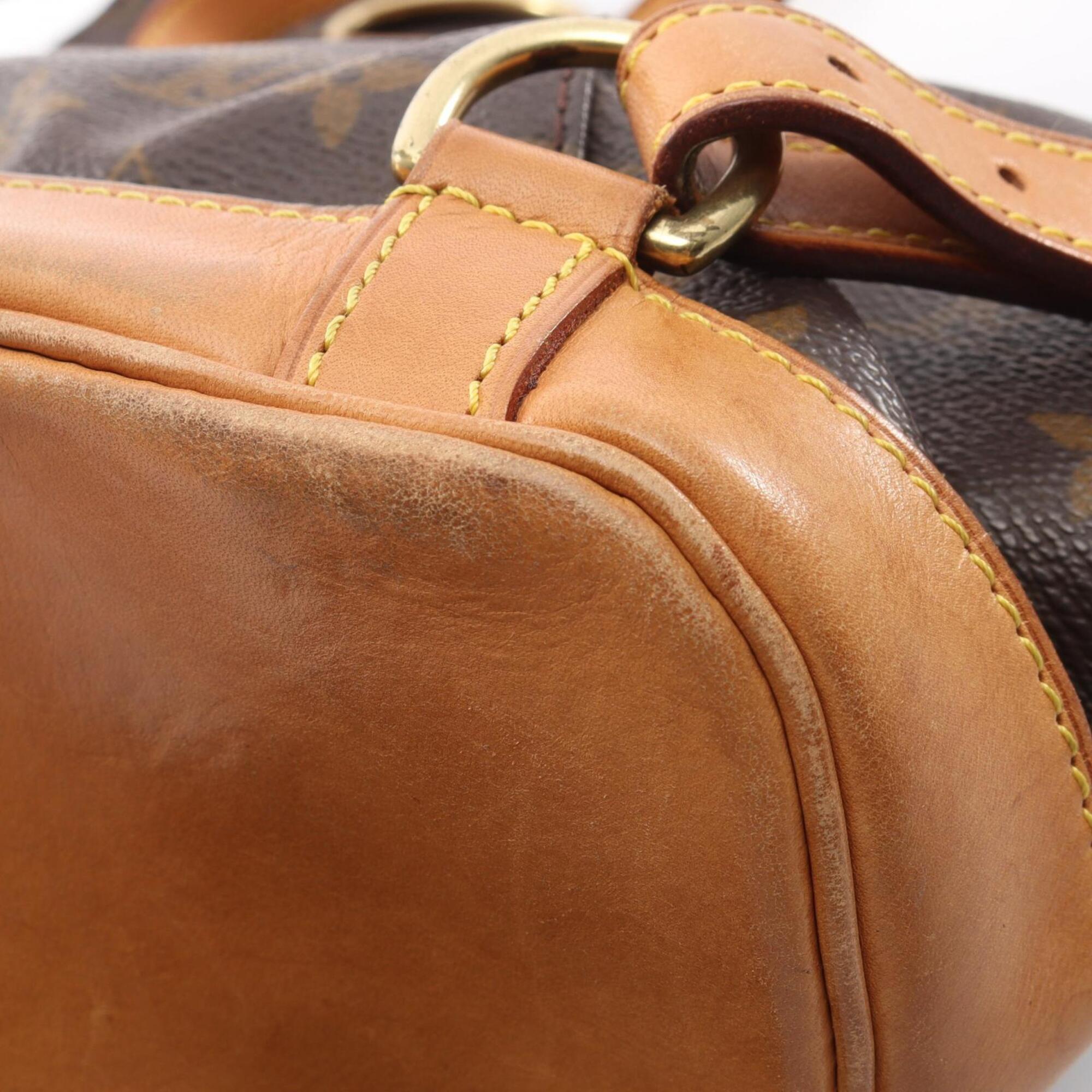 Louis Vuitton Brown Monogram Pvc Coated Canvas Leather Backpack (Pre-Owned)