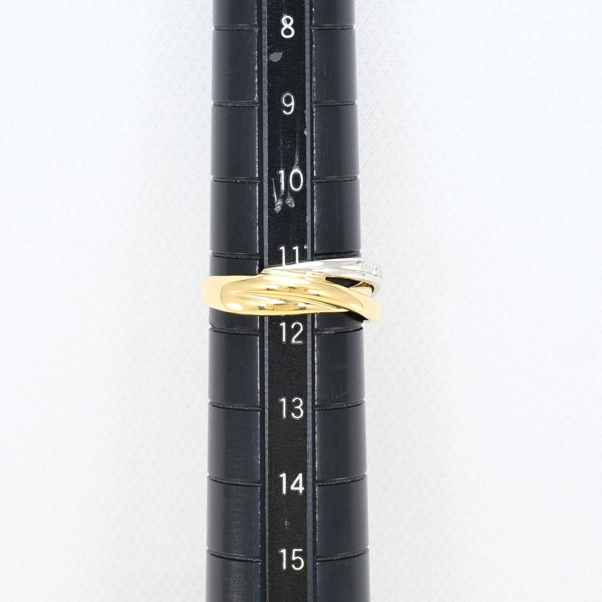 Unbranded Platinum Yellow Gold Yellow Gold (18K) Platinum 900 Band Ring (Pre-Owned)