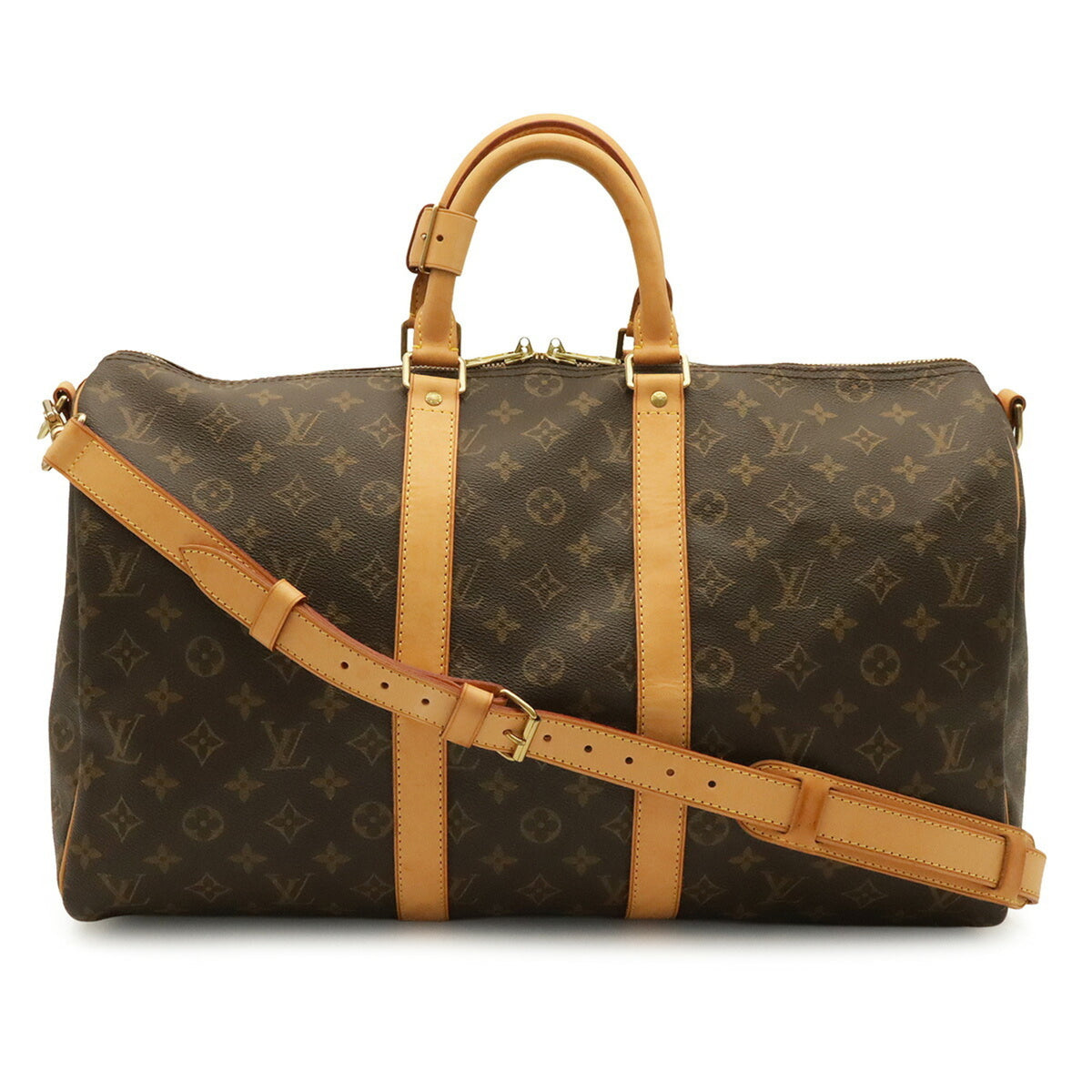 Louis Vuitton Brown Monogram Monogram Boston Bag Handbag Shoulder Bag (Pre-Owned)
