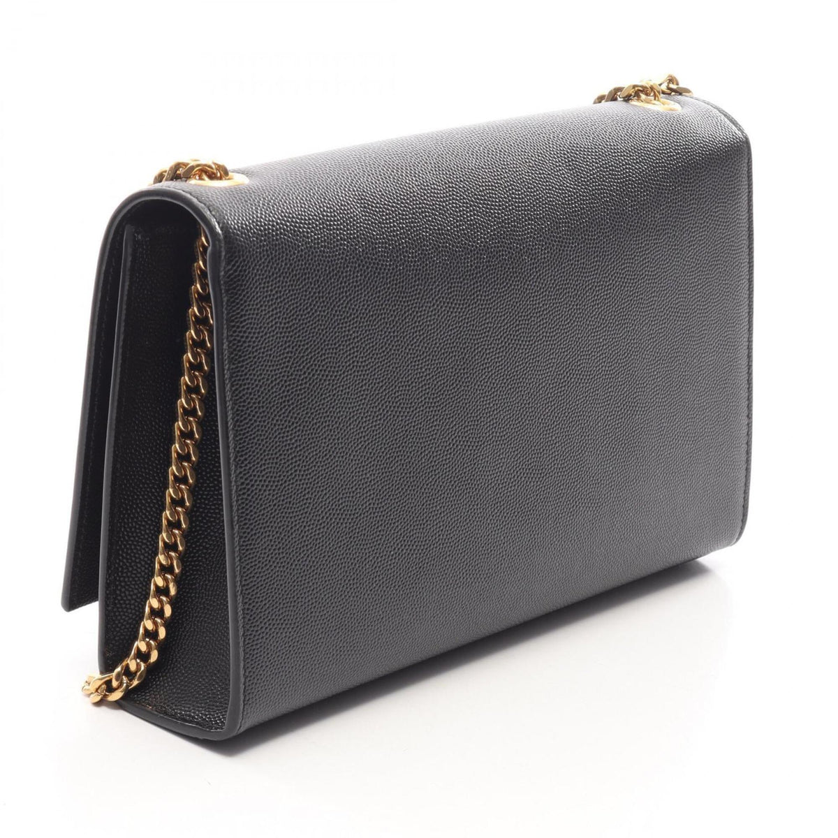 Yves Saint Laurent Black Leather Handbag Shoulder Bag (Pre-Owned)