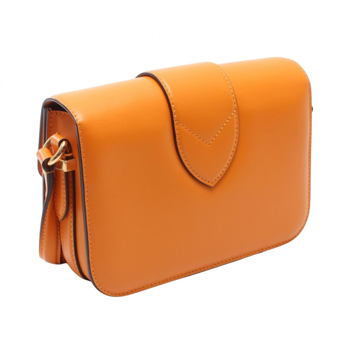 Louis Vuitton Orange Leather Handbag Shoulder Bag (Pre-Owned)