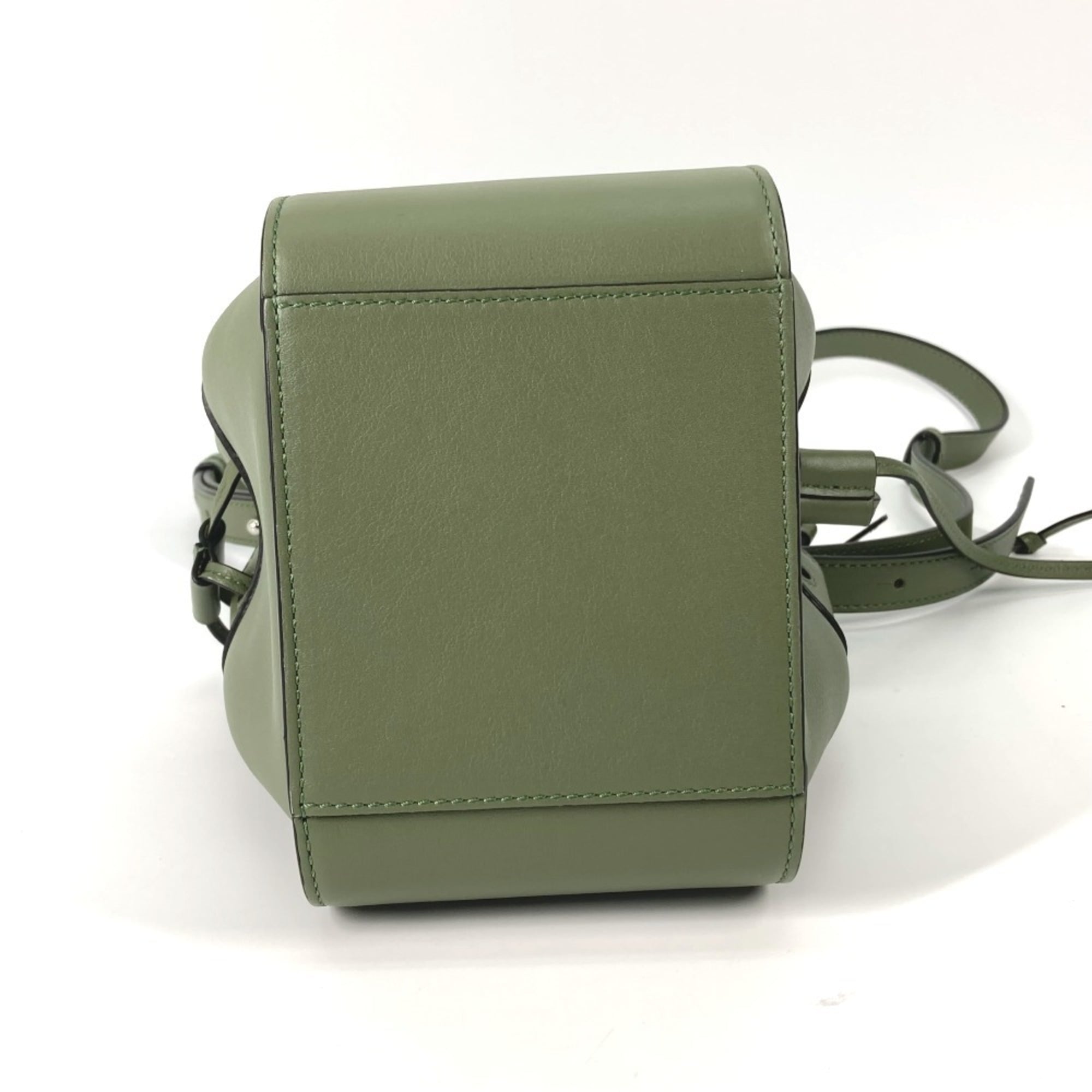 Loewe Khaki Leather Handbag Shoulder Bag (Pre-Owned)