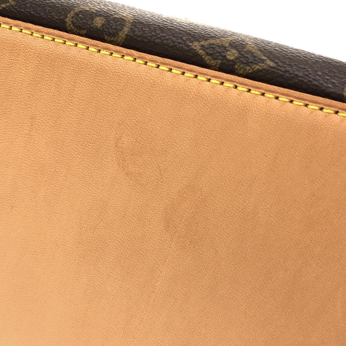 Louis Vuitton Monogram Marron Coated Canvas Handbag (Pre-Owned)
