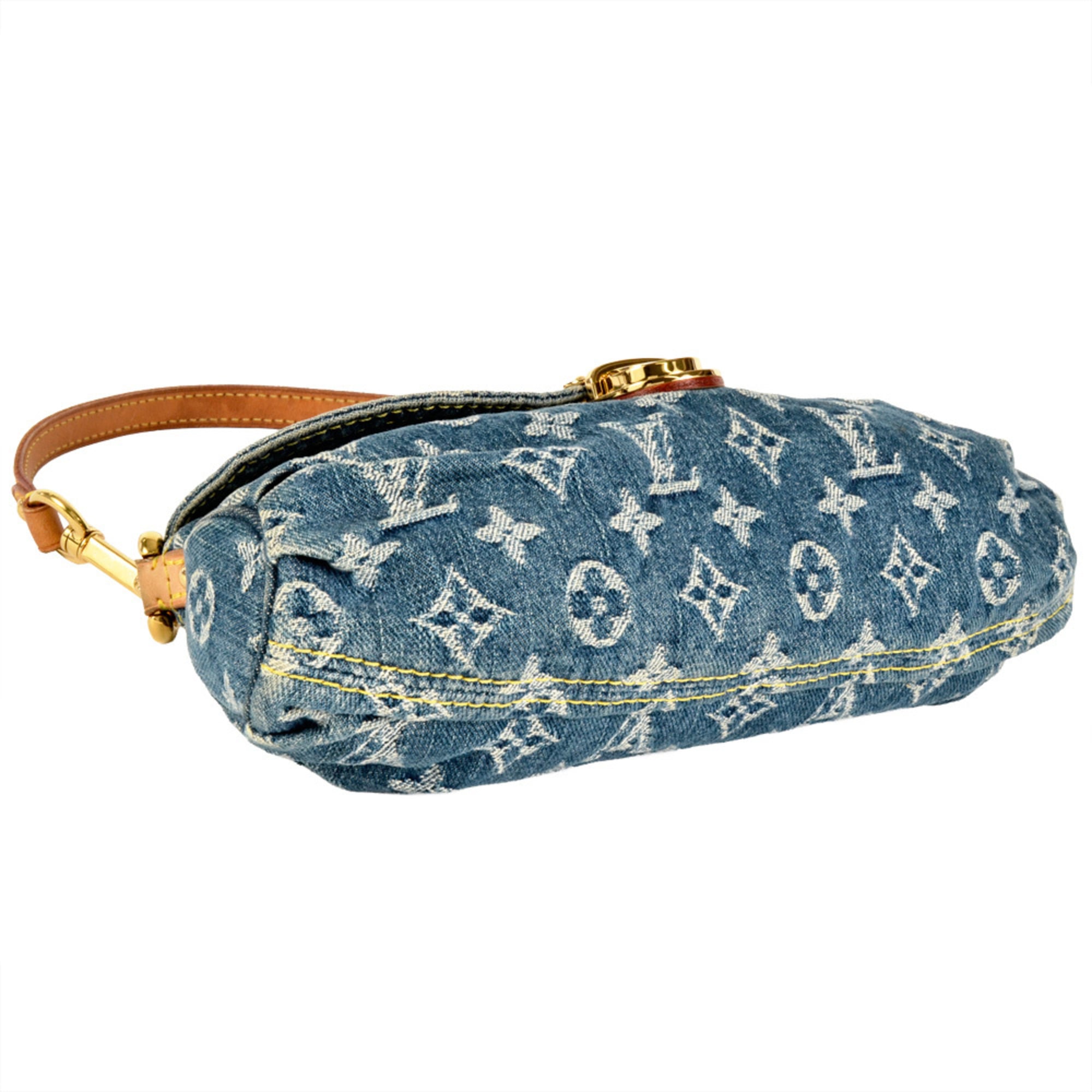 Louis Vuitton Monogram Denim Shoulder Bag (Pre-Owned)