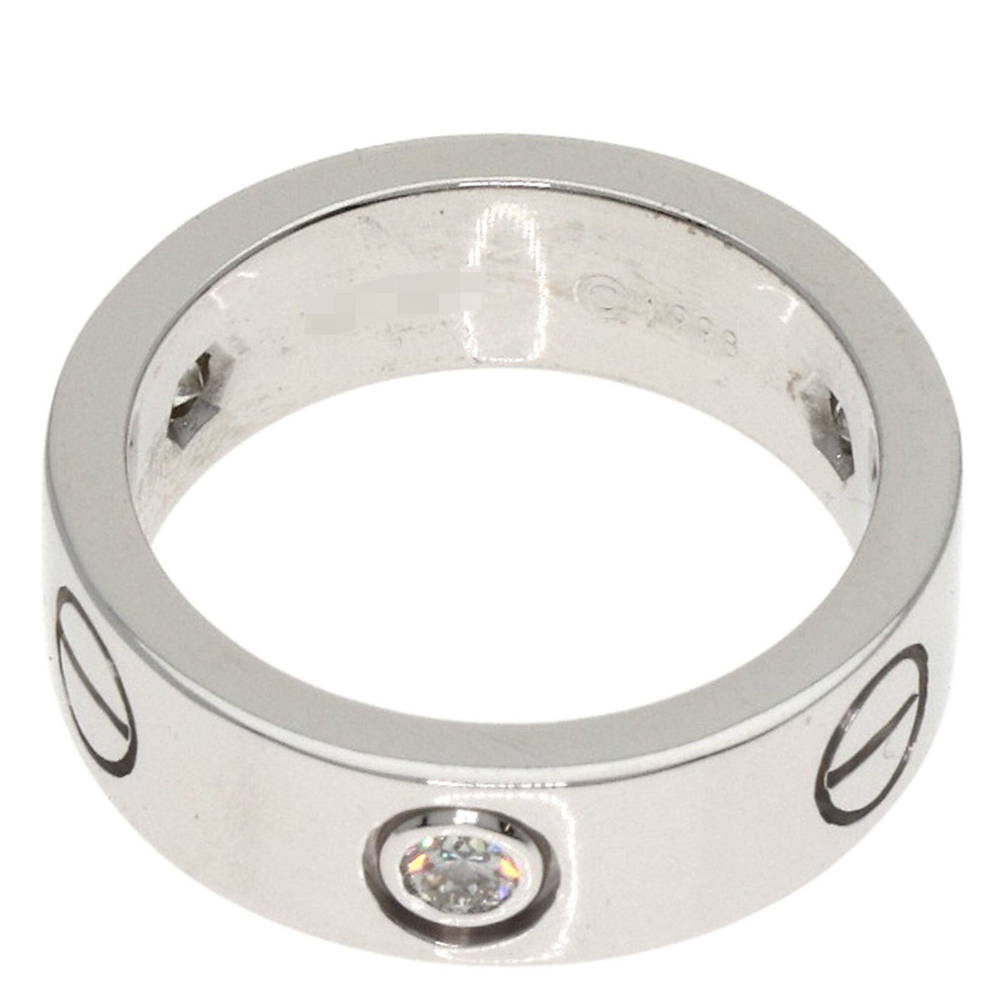 Cartier White Gold White Gold (18K) Band Ring (Pre-Owned)