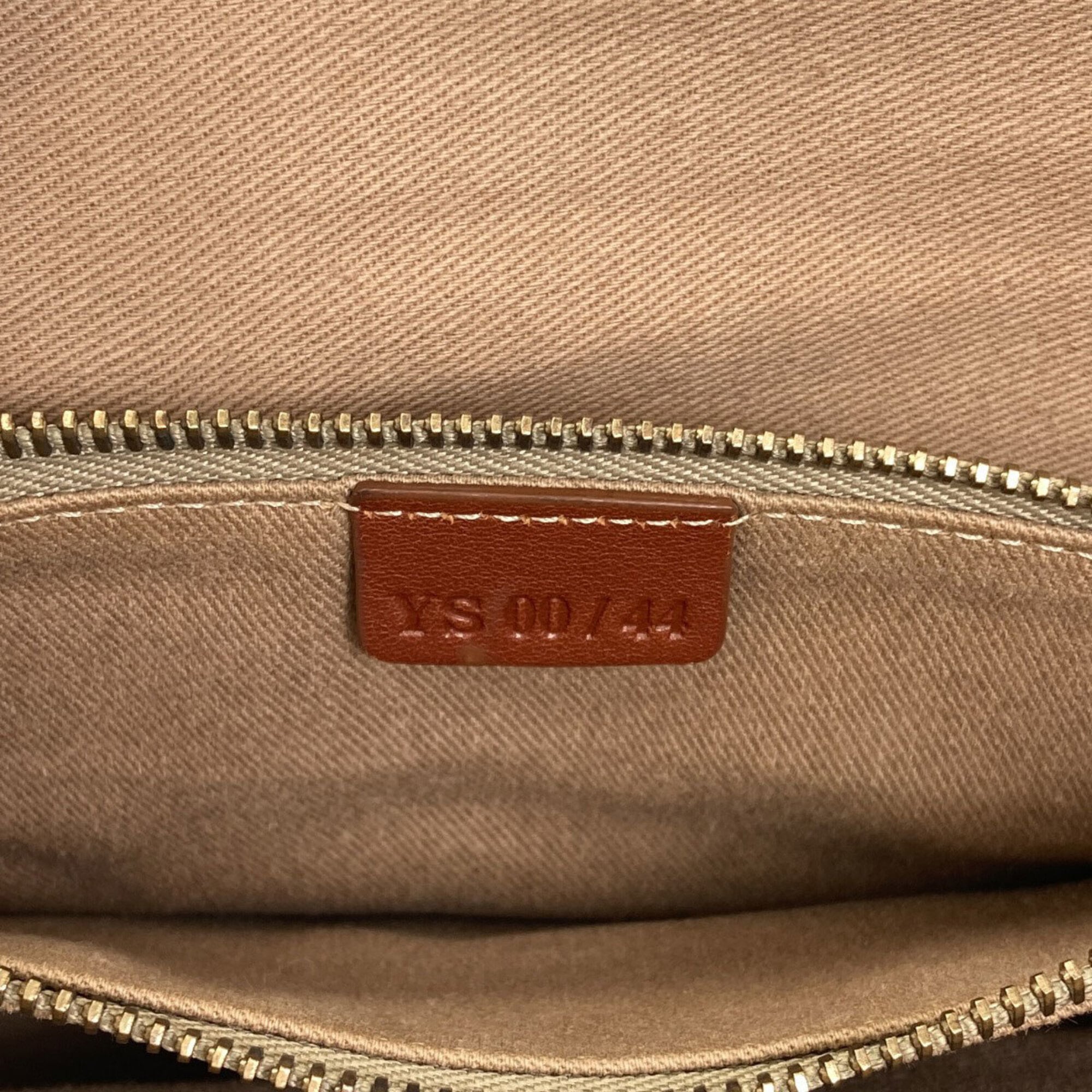 Celine Macadam Brown Canvas Handbag (Pre-Owned)