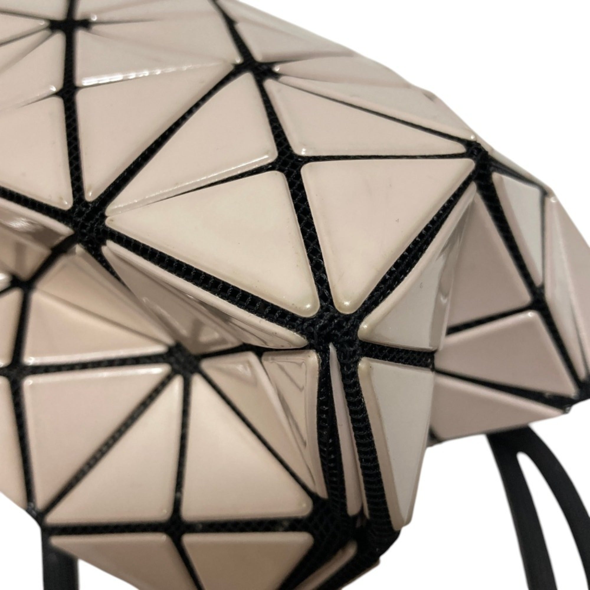 Bao Bao Issey Miyake Beige Shoulder Bag (Pre-Owned)