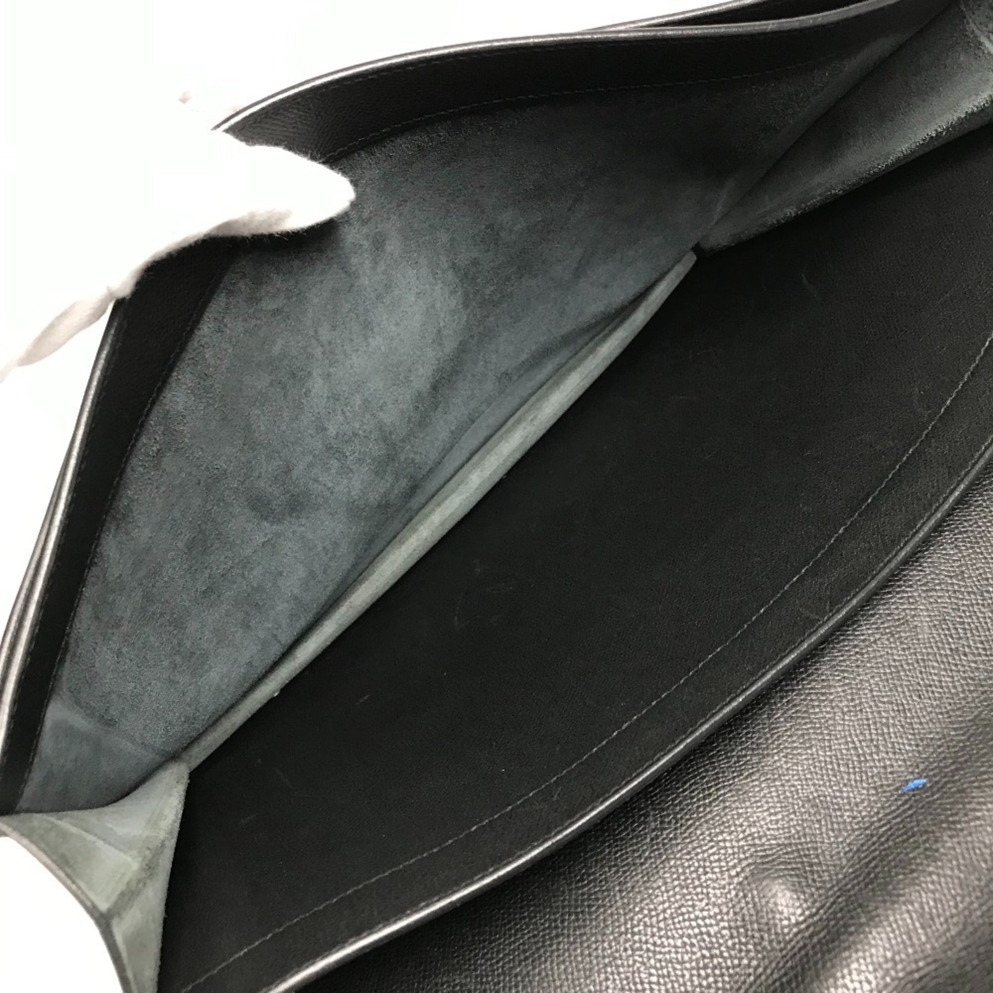 Hermes Black Leather Handbag Tote Bag (Pre-Owned)