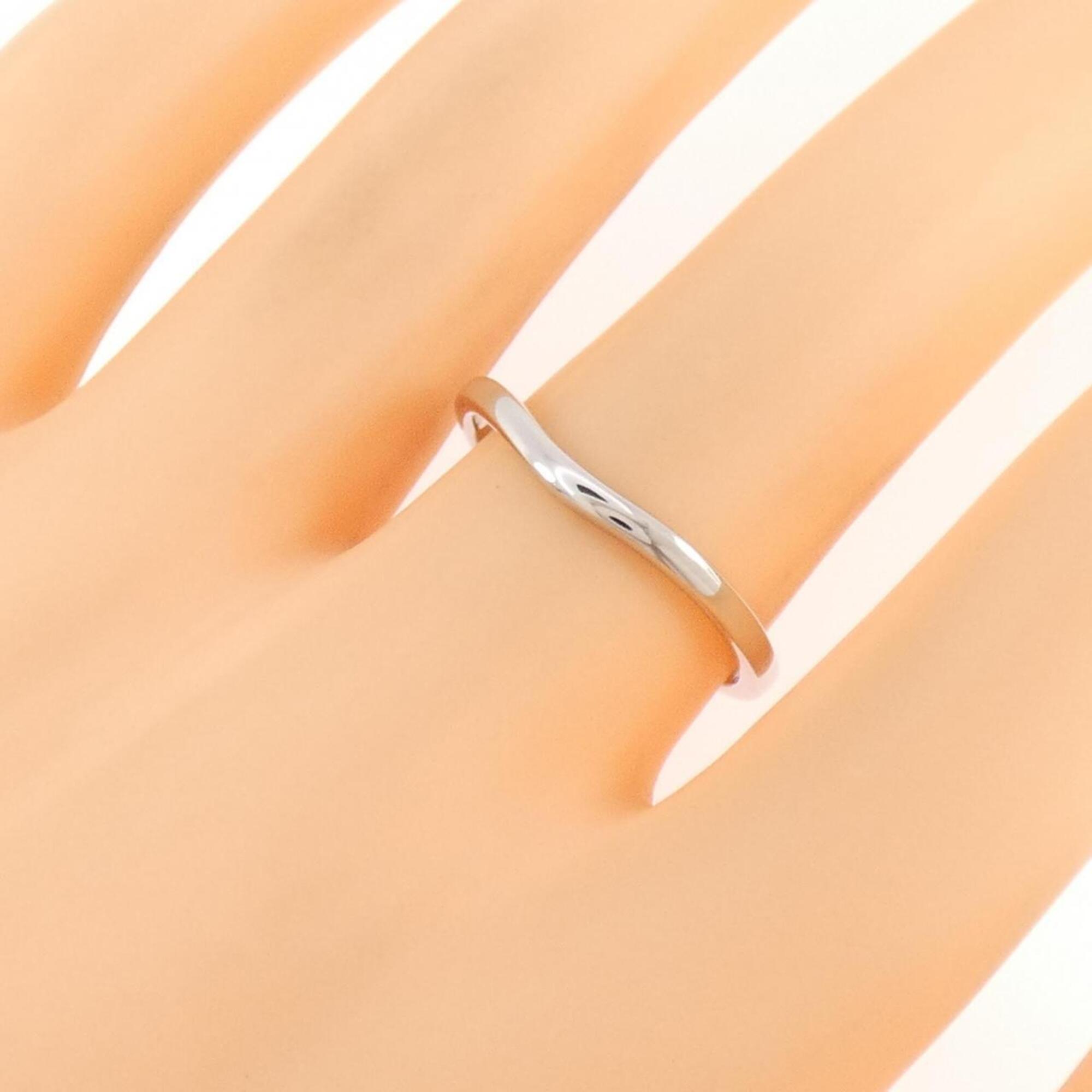 Cartier Platinum Platinum 950 Band Ring (Pre-Owned)