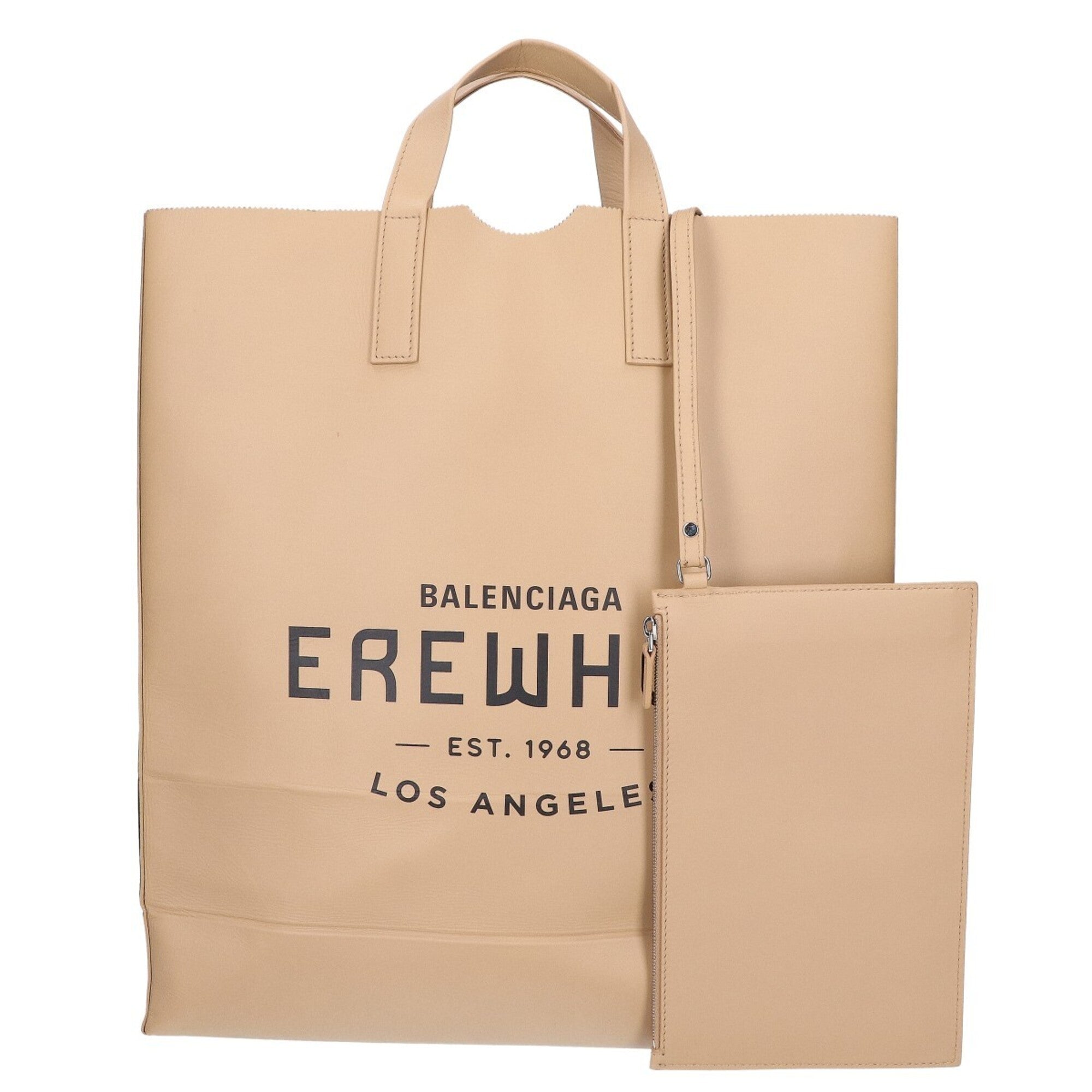 Balenciaga Beige Leather Tote Bag (Pre-Owned)