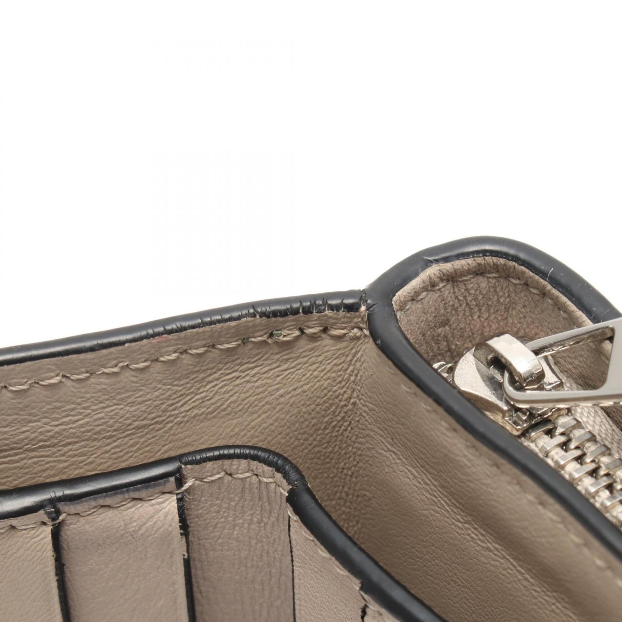 Loewe Brown Green Leather Wallet (Bi-Fold) (Pre-Owned)