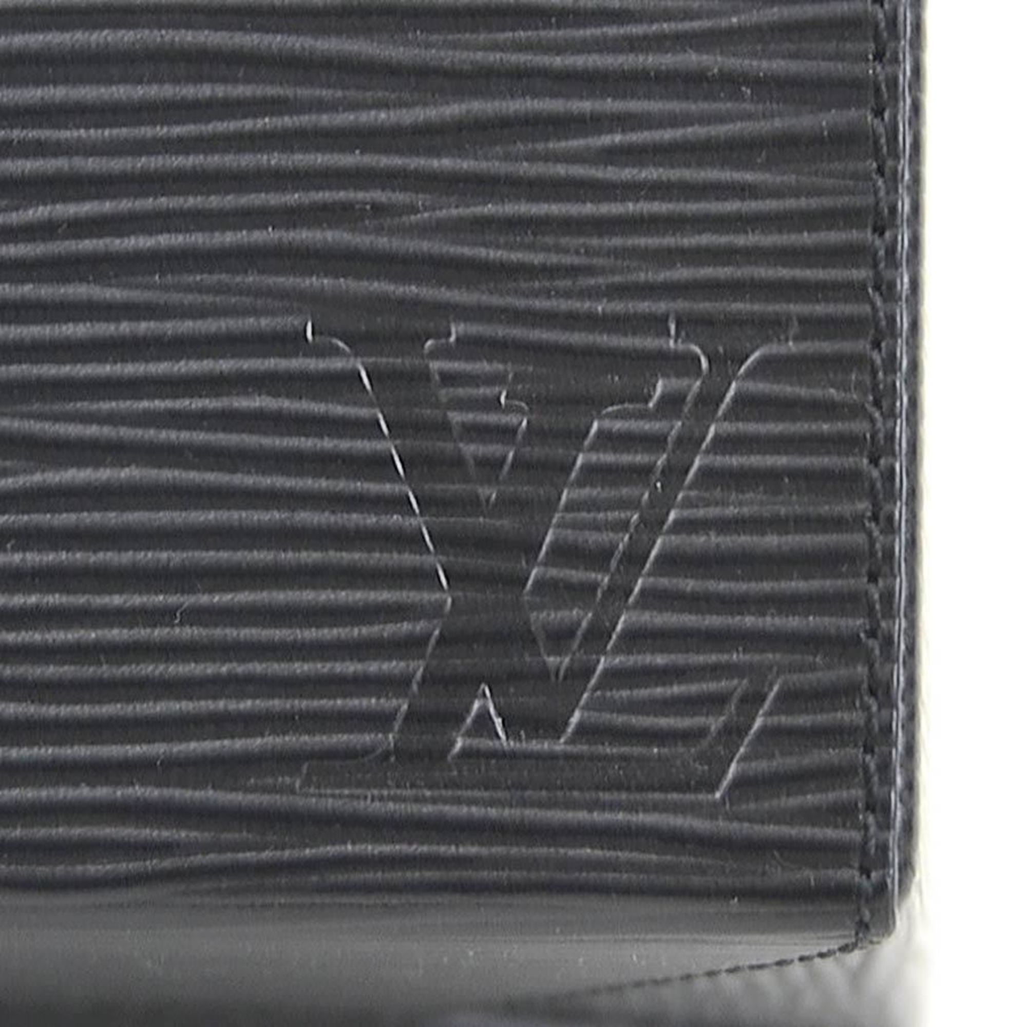 Louis Vuitton Noir Epi Leather Shoulder Bag Vanity Bag (Pre-Owned)