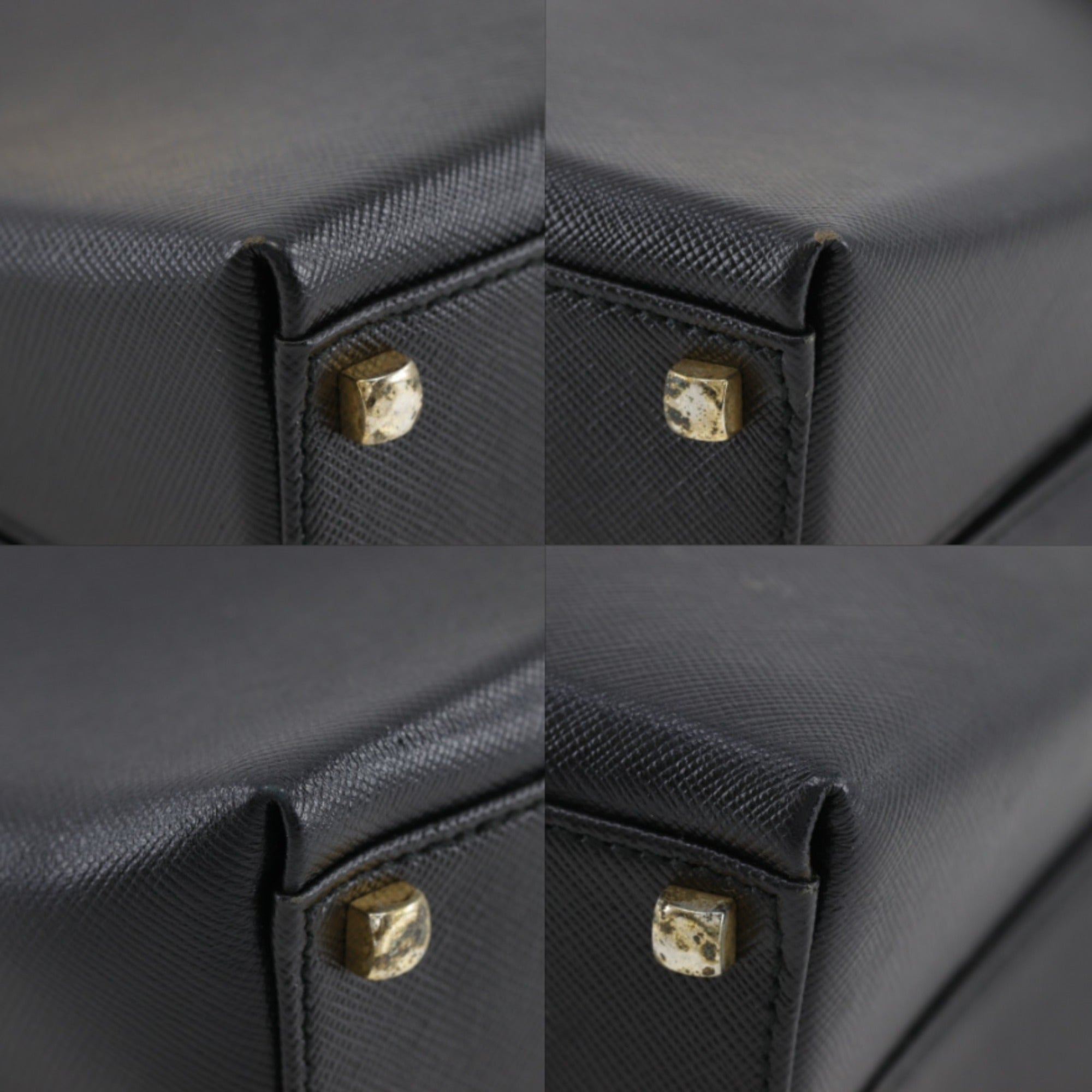 Salvatore Ferragamo Black Leather Handbag (Pre-Owned)