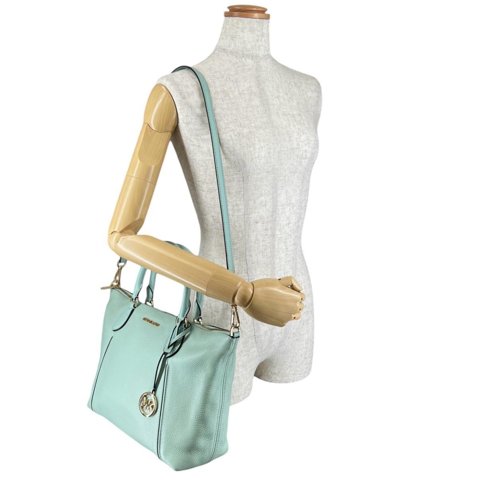 Michael Kors Light Green Handbag Shoulder Bag (Pre-Owned)