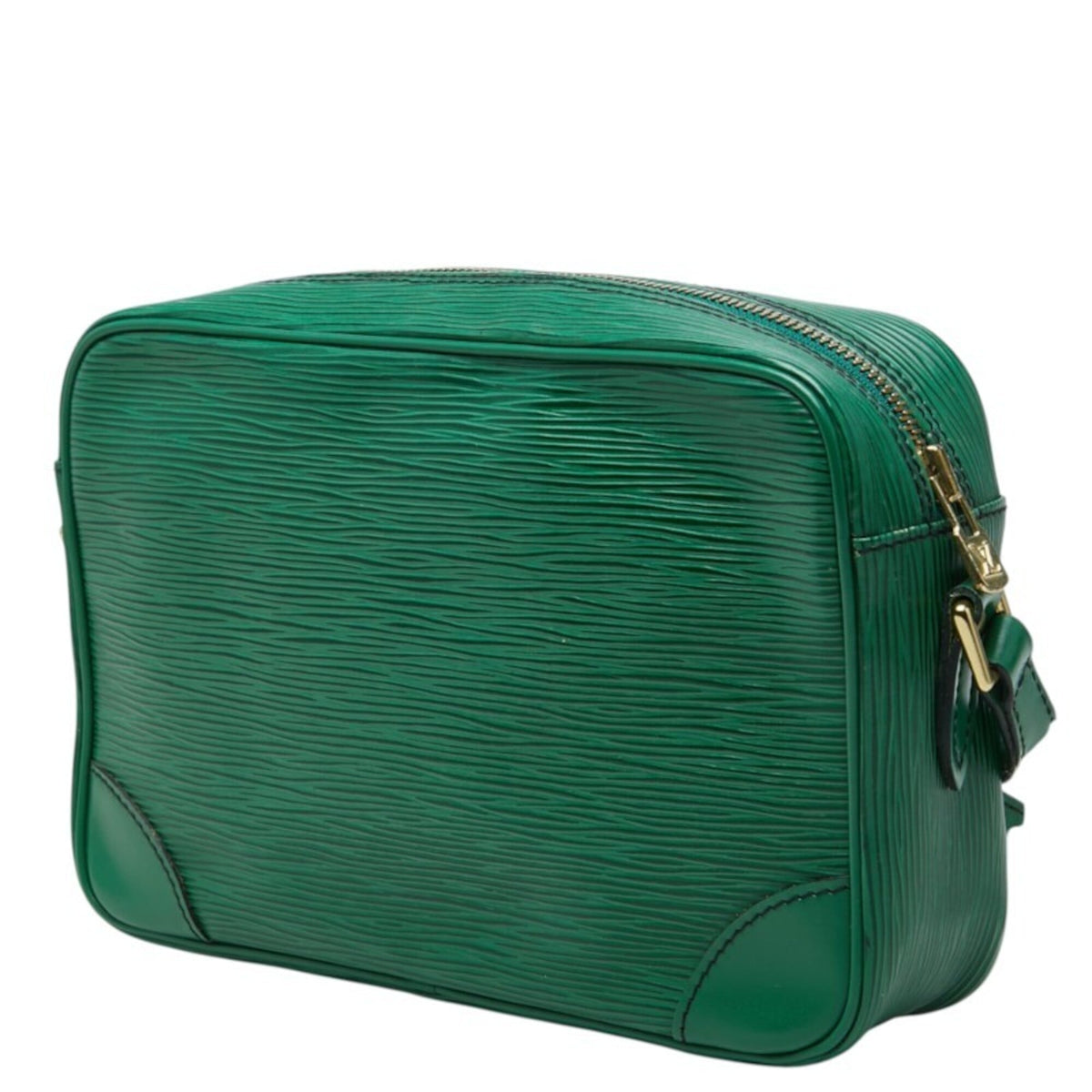 Louis Vuitton Green Leather Shoulder Bag (Pre-Owned)