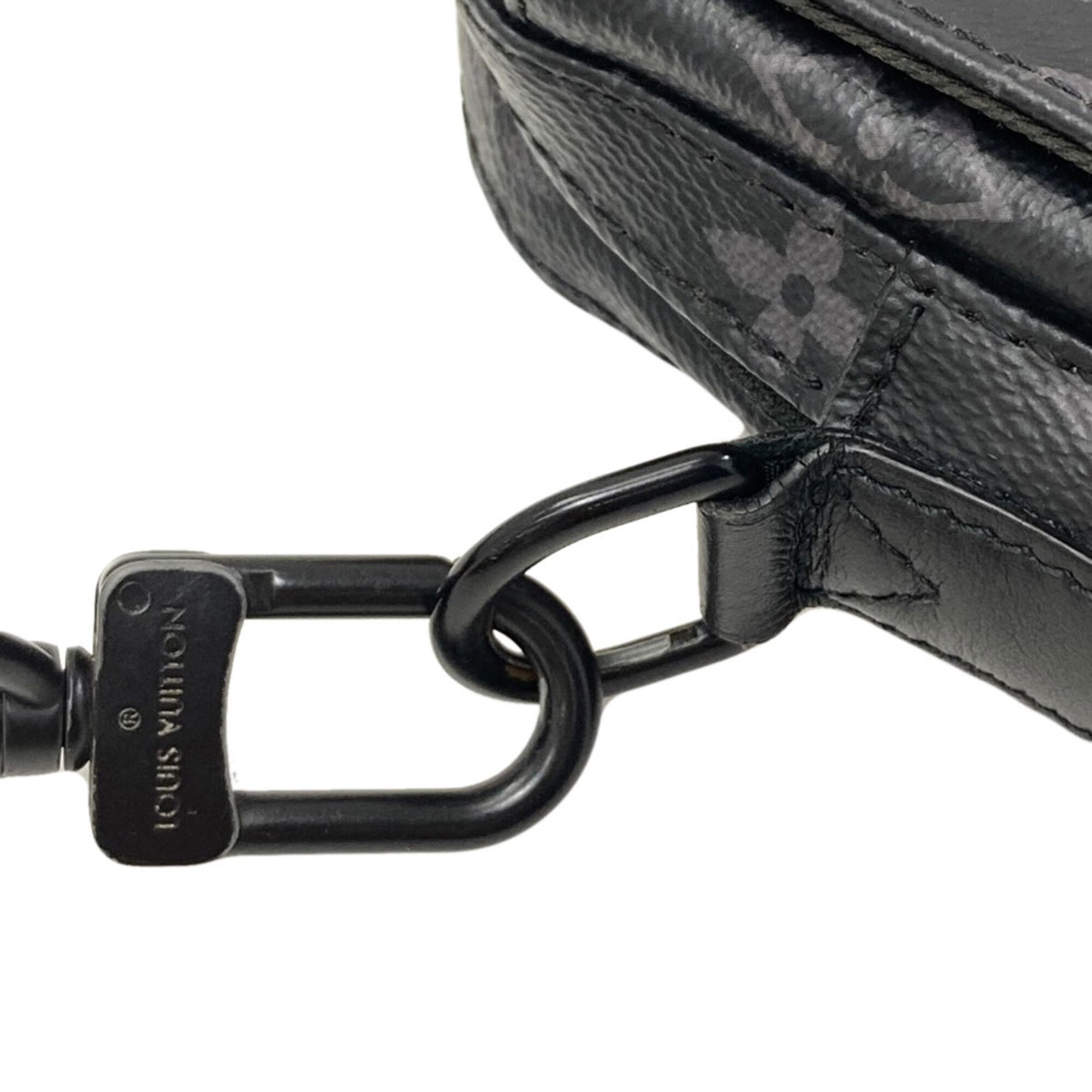 Louis Vuitton Black Monogram Eclipse Shoulder Bag (Pre-Owned)