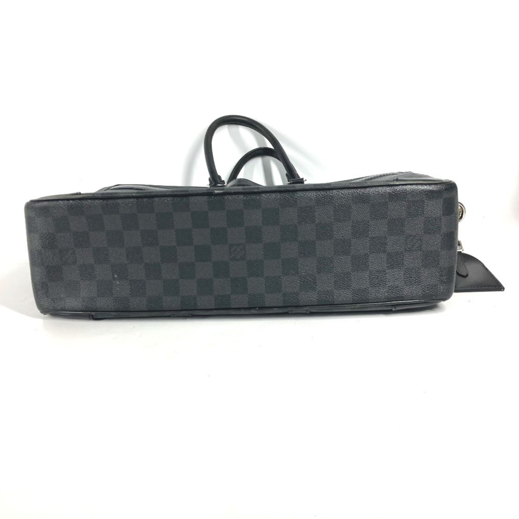 Louis Vuitton Black Damier Graphite Handbag Tote Bag (Pre-Owned)