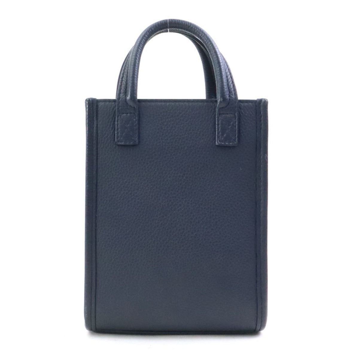 Christian Dior Navy Leather Shoulder Bag (Pre-Owned)