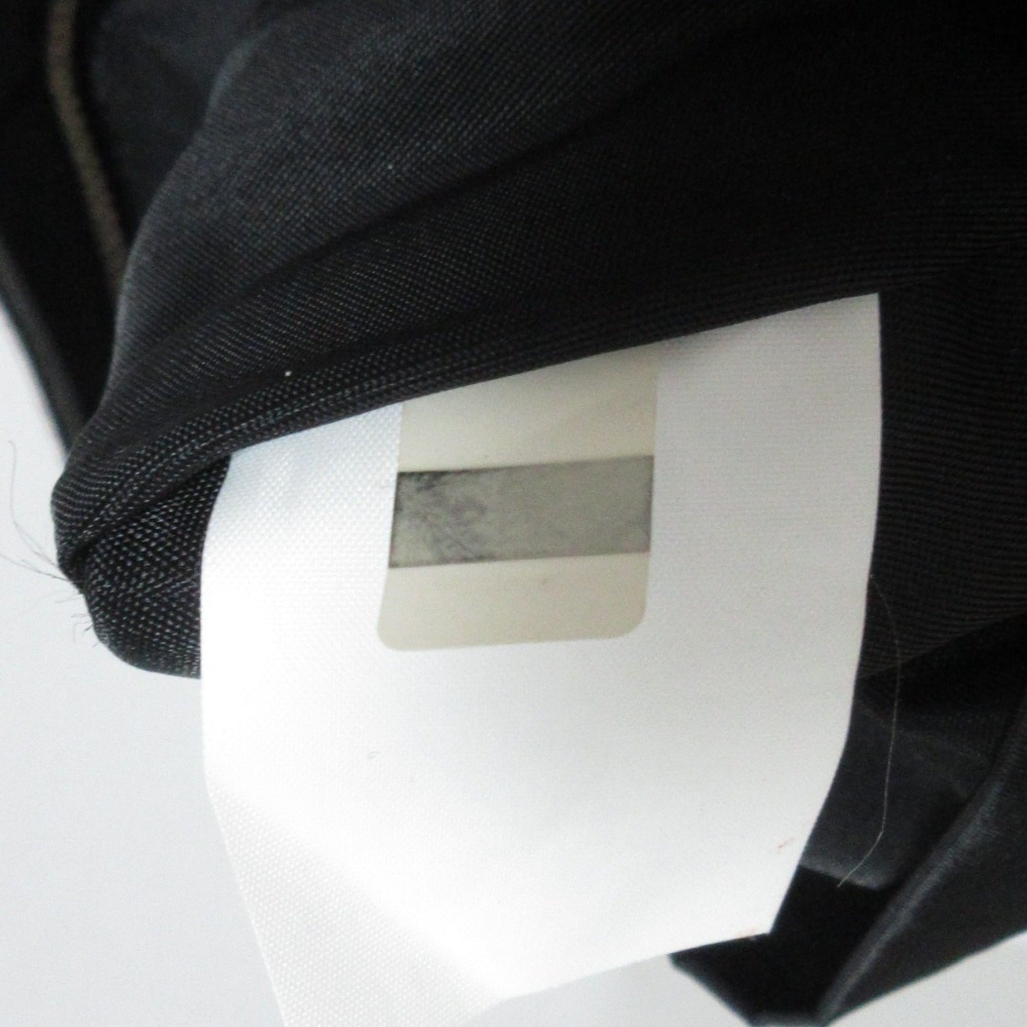 Issey Miyake Gray Nylon Polyester Elastane Brass Clutch Bag (Pre-Owned)