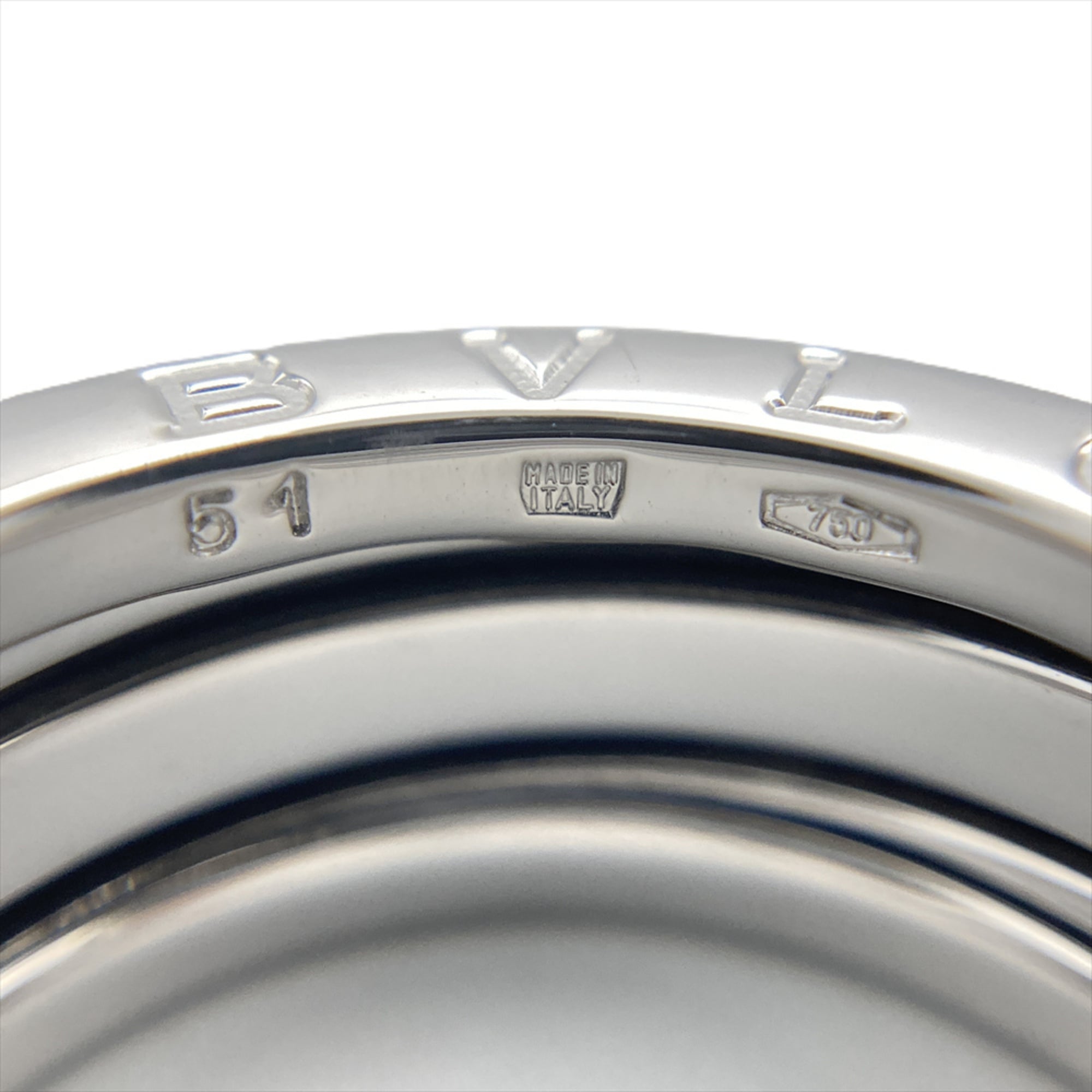 Bvlgari White Gold White Gold (18K) Band Ring (Pre-Owned)