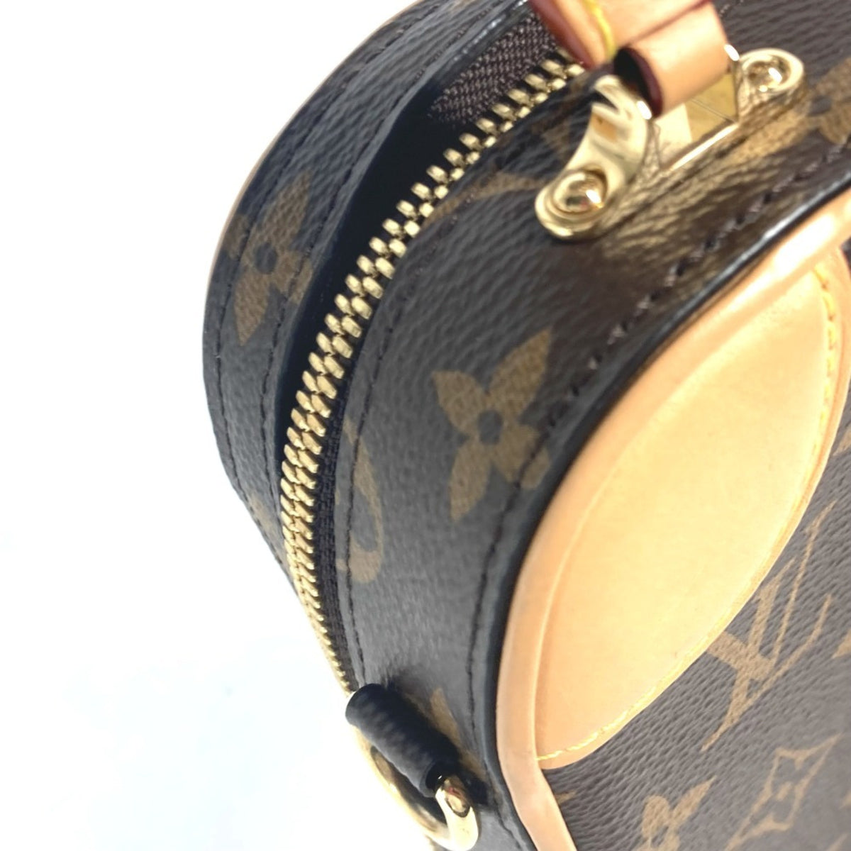 Louis Vuitton Brown Monogram Handbag Pochette Shoulder Bag (Pre-Owned)