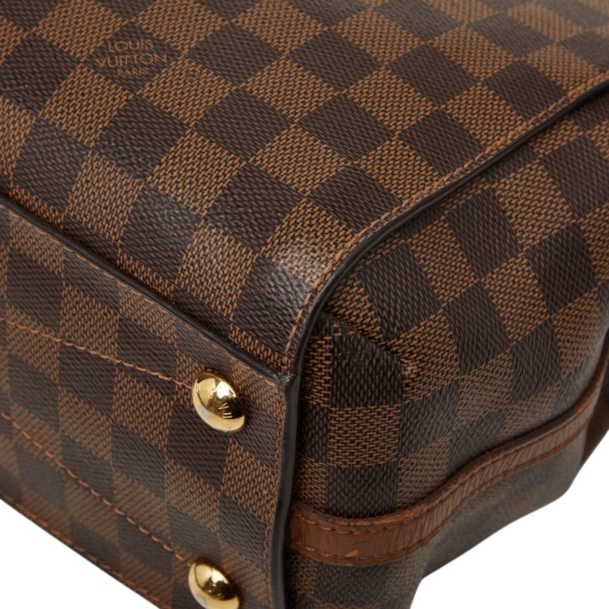 Louis Vuitton Brown Pvc Leather Handbag Shoulder Bag (Pre-Owned)