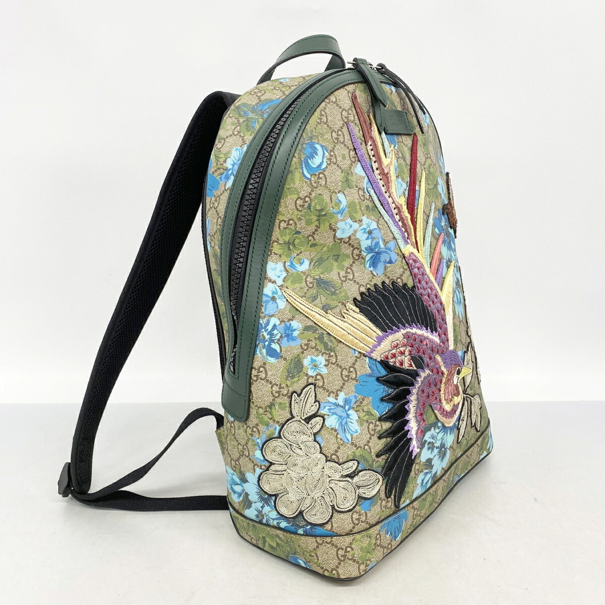 Gucci Beige Multi-Color Pvc Backpack (Pre-Owned)