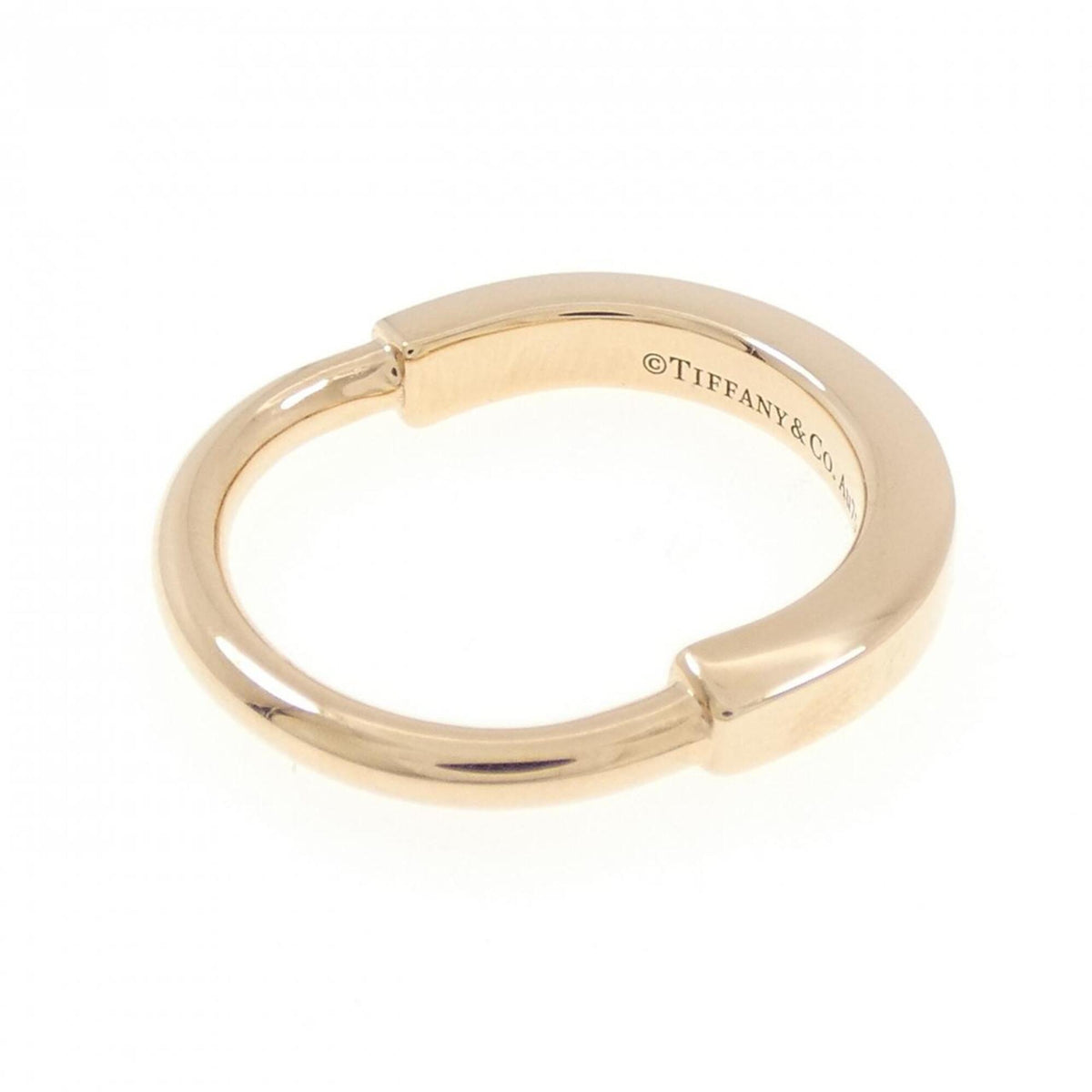 Tiffany Pink Gold (18K) Band Ring (Pre-Owned)