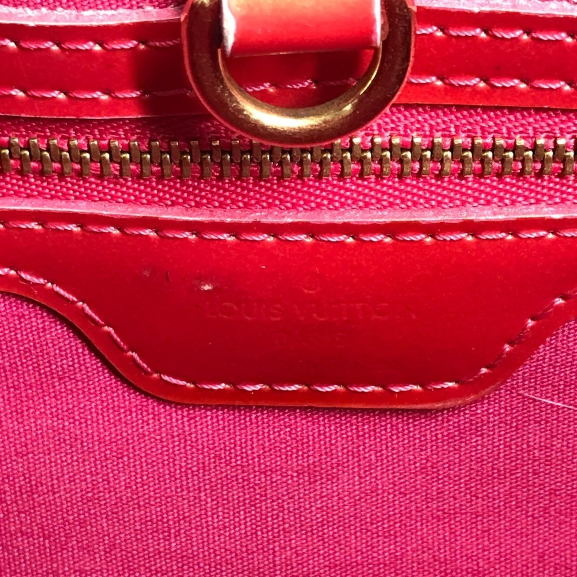 Louis Vuitton Pink Rose Pop Monogram Vernis Canvas Handbag Tote Bag (Pre-Owned)