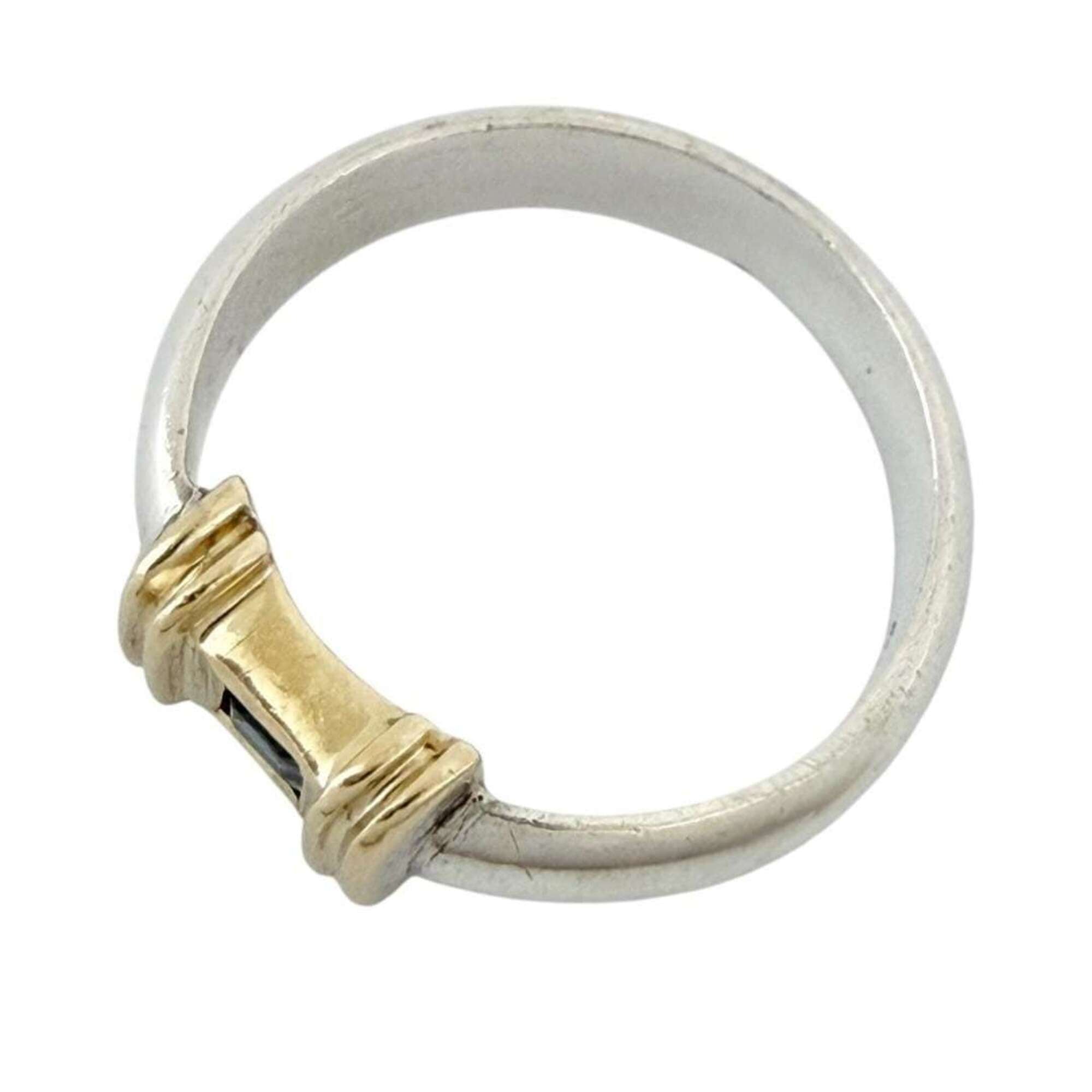 Tiffany Silver 925 Yellow Gold (14K) Band Ring (Pre-Owned)