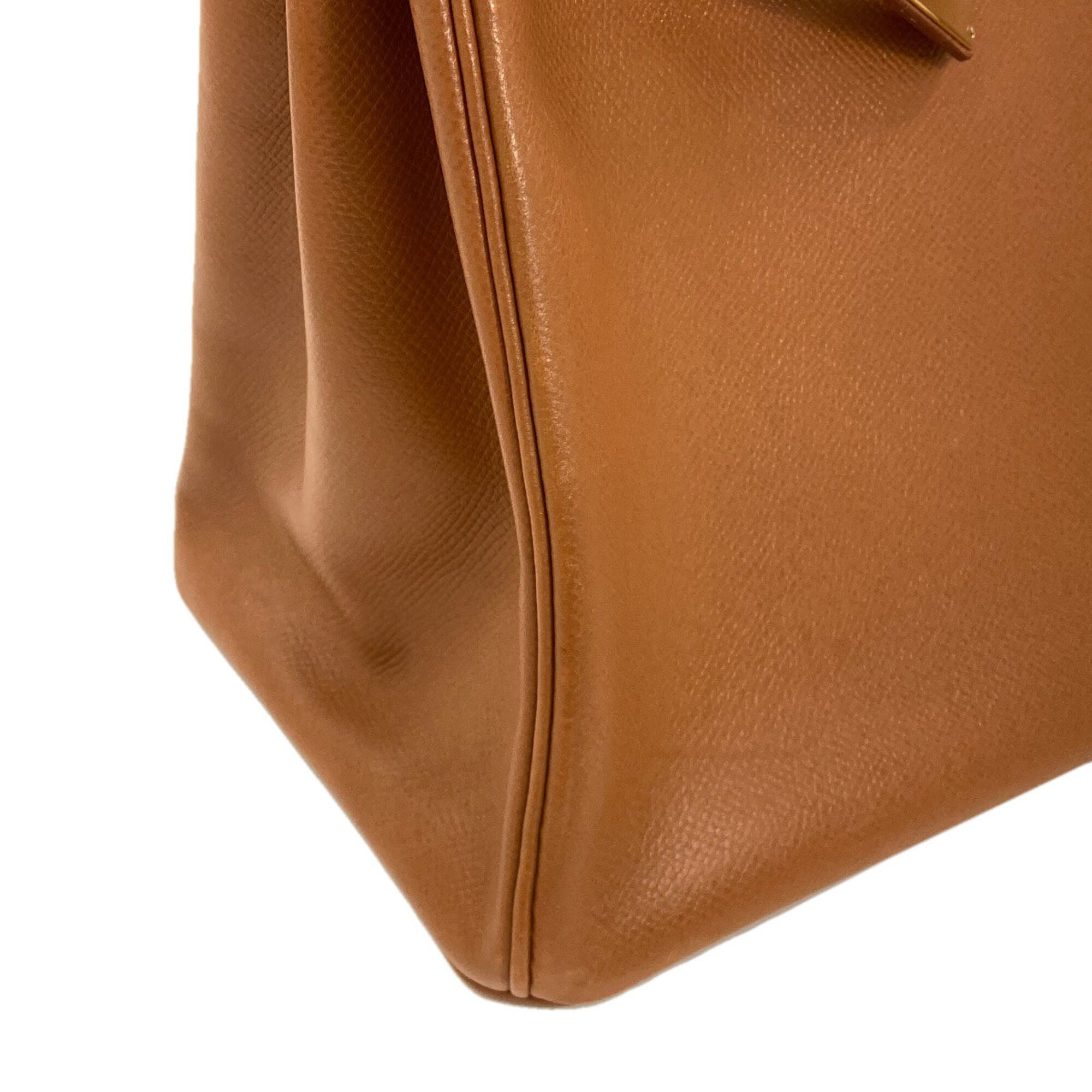 Hermes Gold Courchevel Leather Handbag (Pre-Owned)