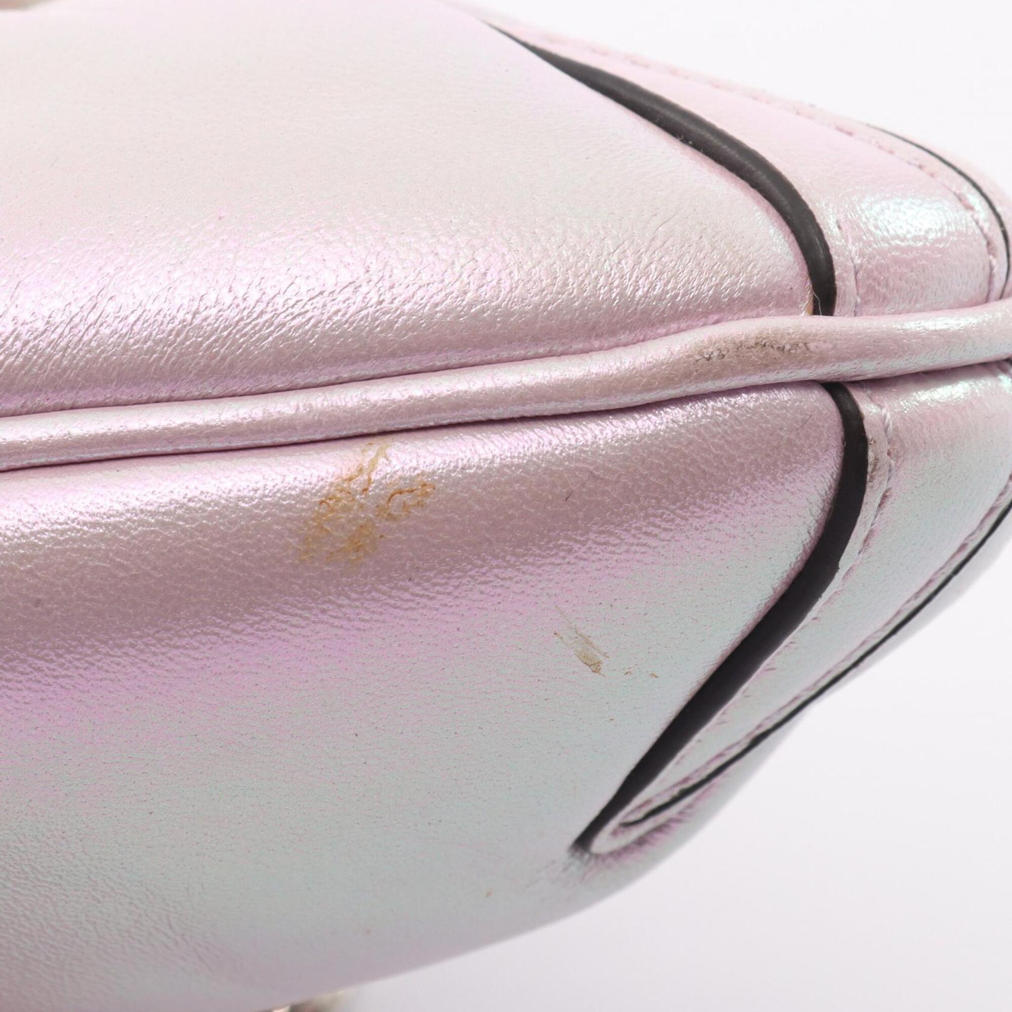Gucci Pink Leather Handbag (Pre-Owned)