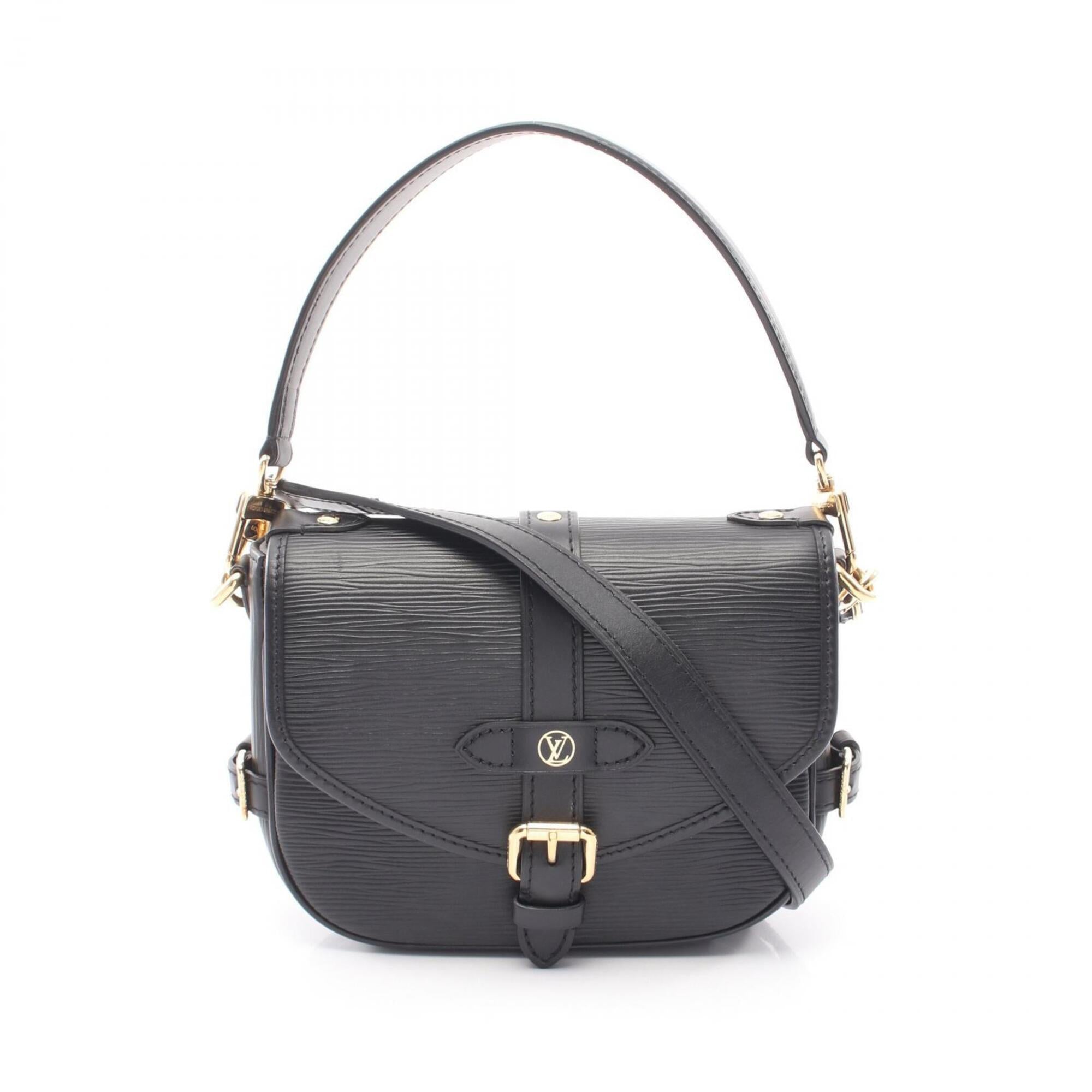 Louis Vuitton Black Noir Epi Leather Handbag (Pre-Owned)