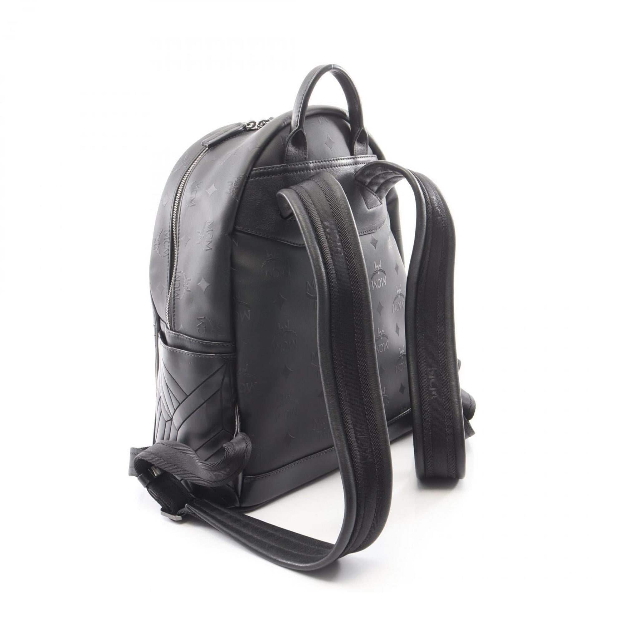 Mcm Black Polyamide Backpack (Pre-Owned)
