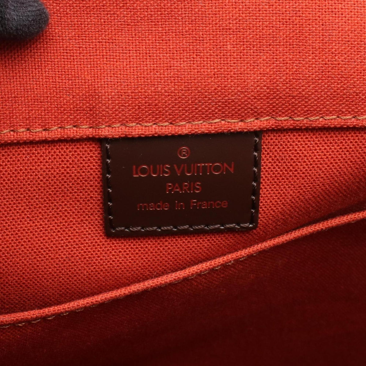 Louis Vuitton Brown Damier Canvas Coated Canvas Leather Handbag Shoulder Bag (Pre-Owned)