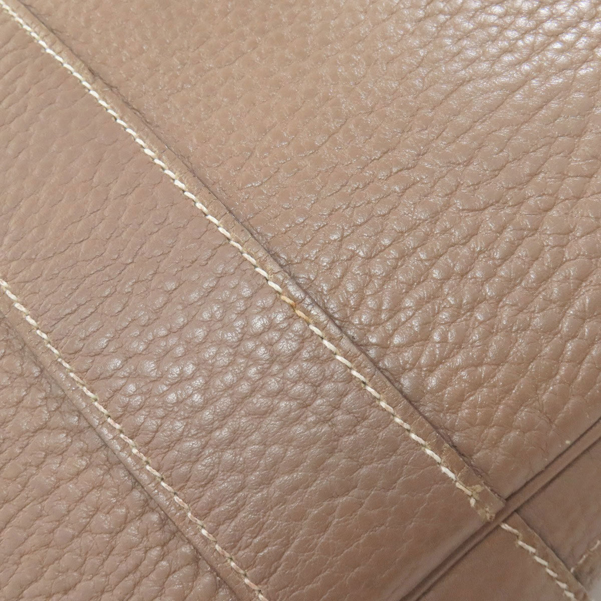 Hermes Garden Etoupe Gray Negonda Leather Tote Bag (Pre-Owned)