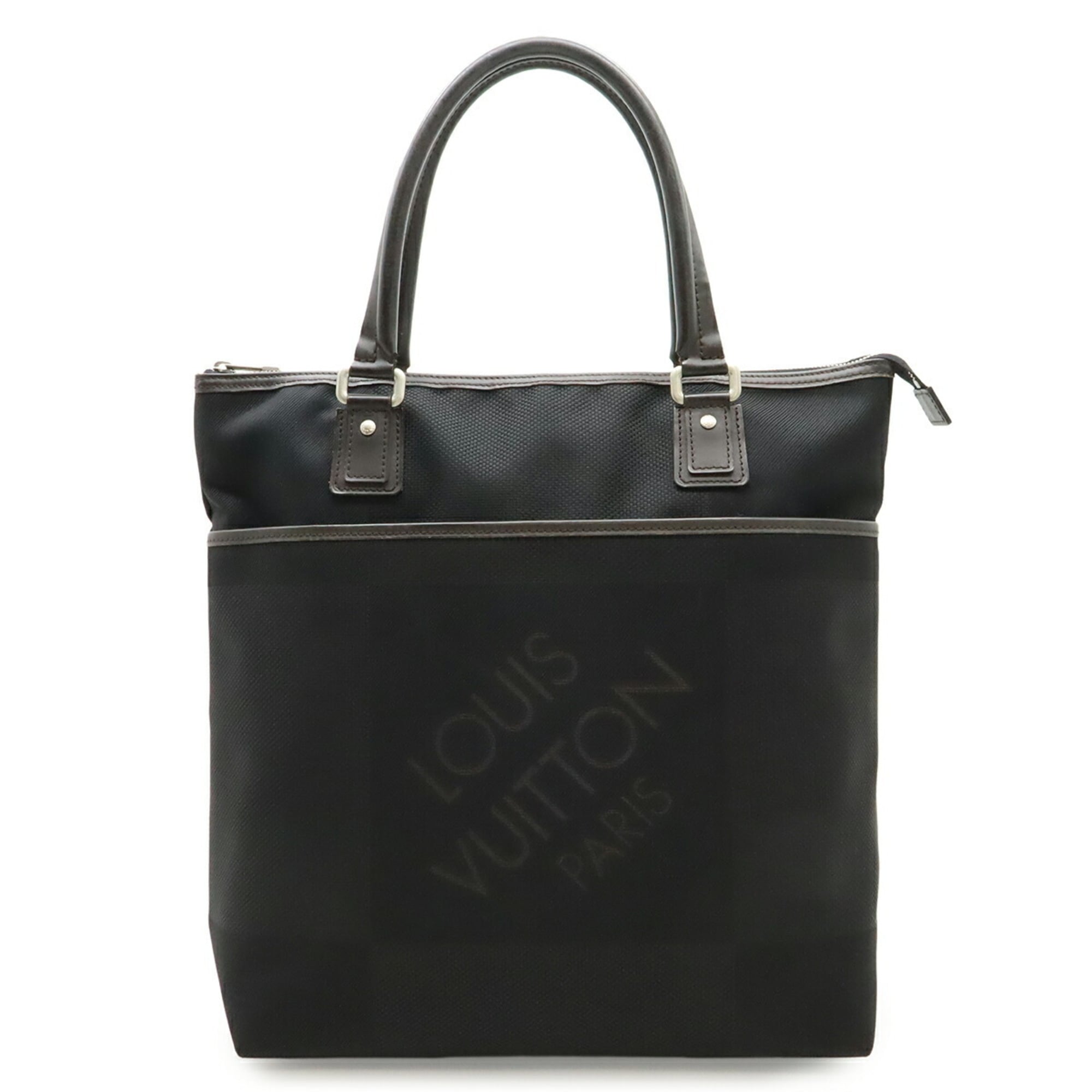 Louis Vuitton Black Noir Damier Geant Canvas Handbag Tote Bag (Pre-Owned)