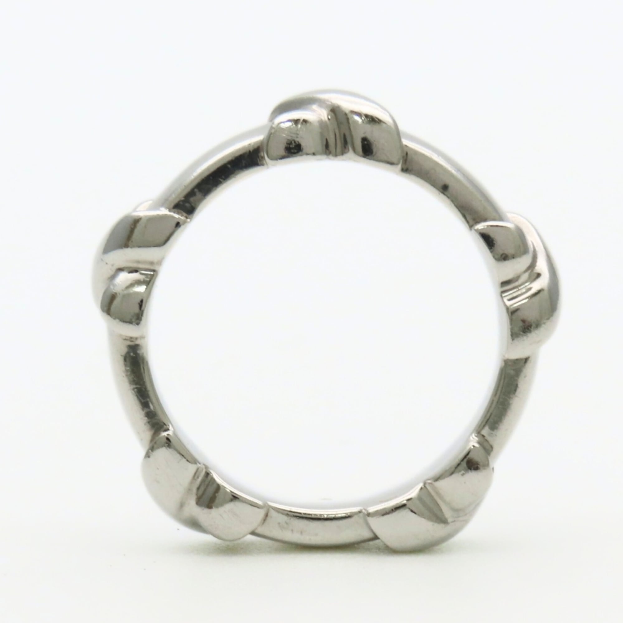 Tiffany Silver Silver 925 Band Ring (Pre-Owned)