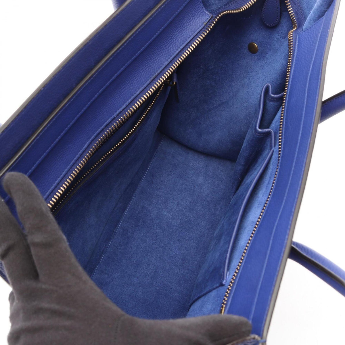 Celine Blue Leather Handbag (Pre-Owned)