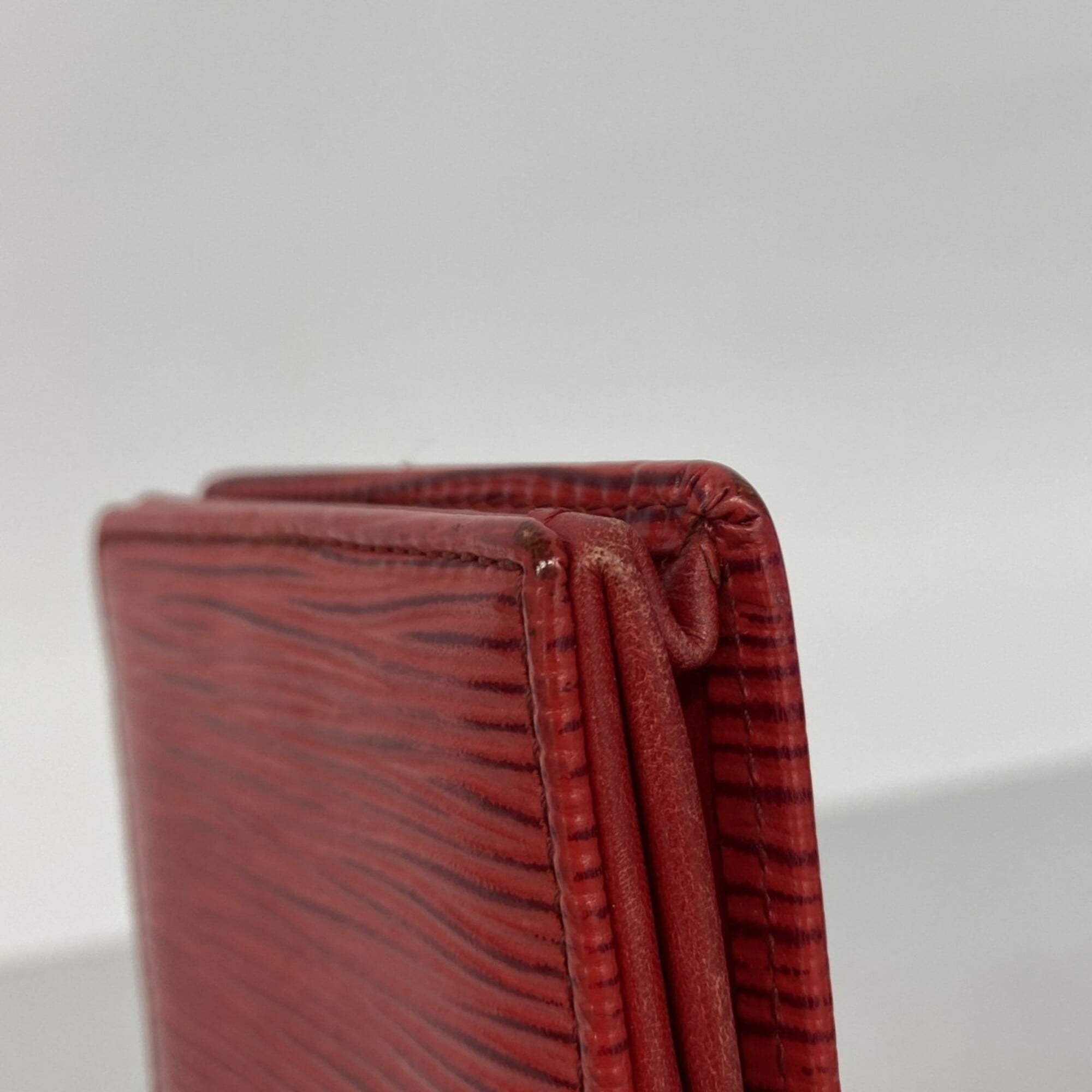 Louis Vuitton Castilian Red Coin Purse/Coin Case (Pre-Owned)