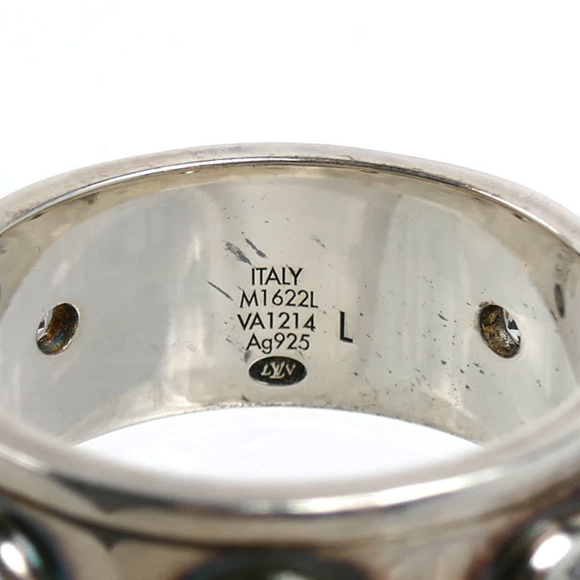 Louis Vuitton Silver 925 Band Ring (Pre-Owned)