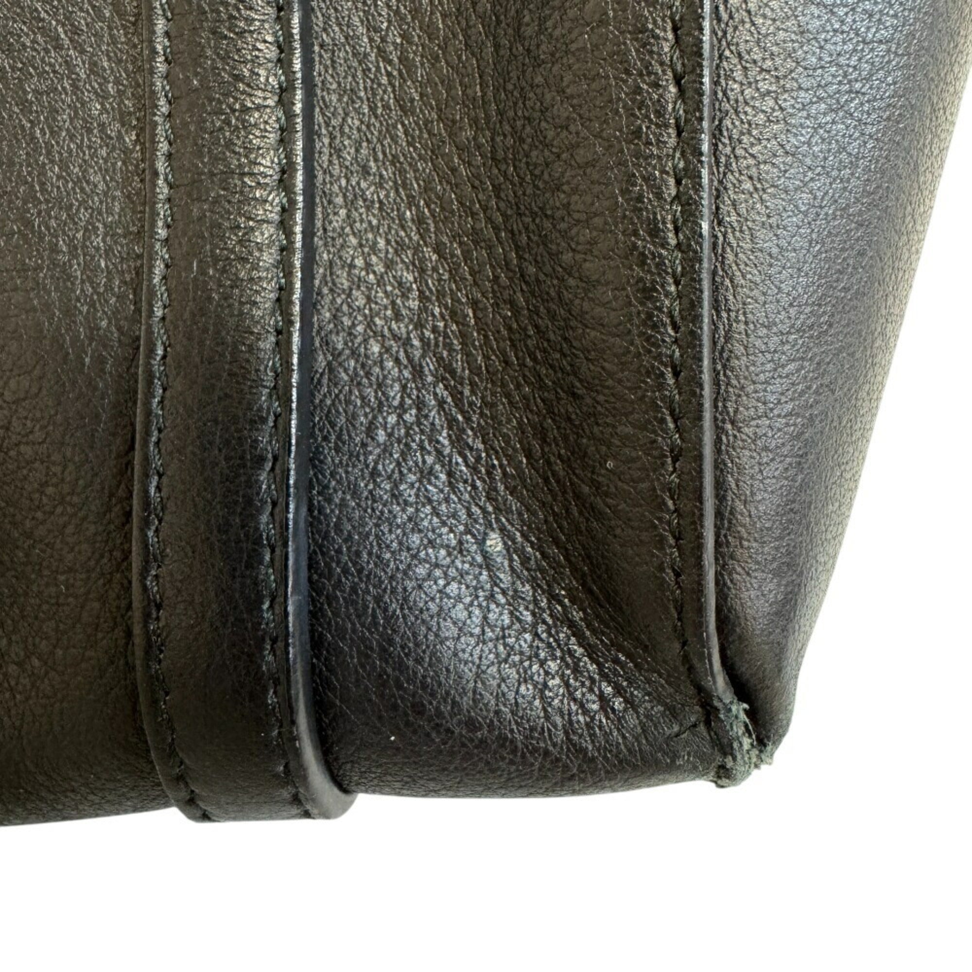 Balenciaga Black Leather Handbag (Pre-Owned)