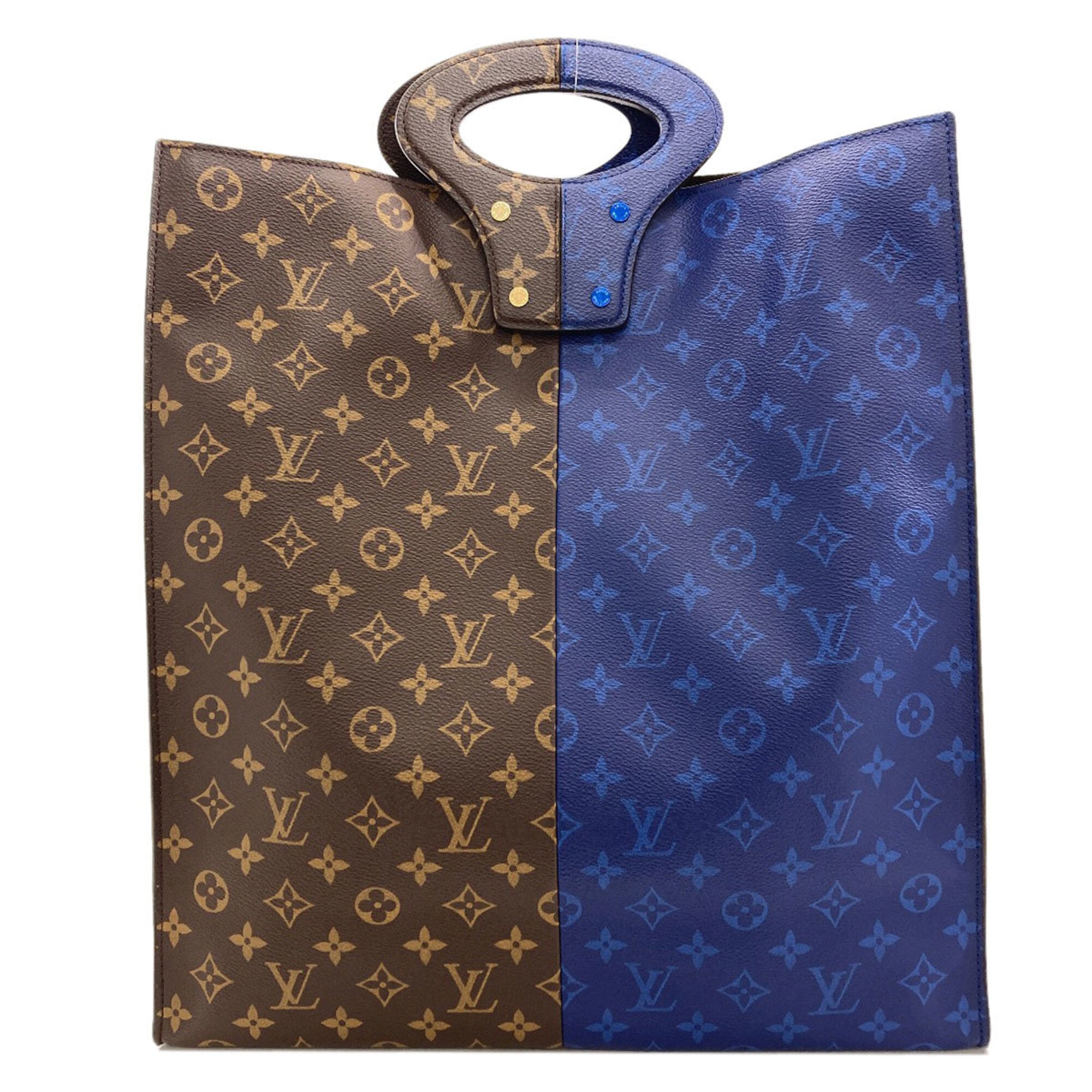 Louis Vuitton Blue Monogram Monogram Handbag (Pre-Owned)