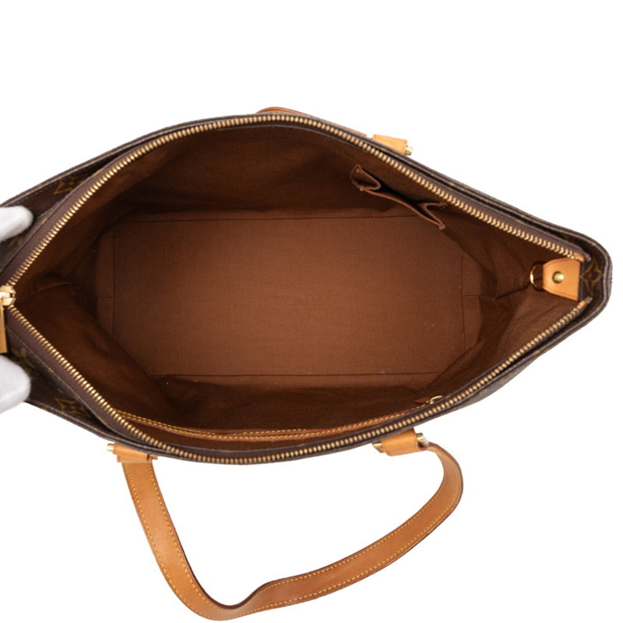 Louis Vuitton Brown Pvc Leather Shoulder Bag Tote Bag (Pre-Owned)